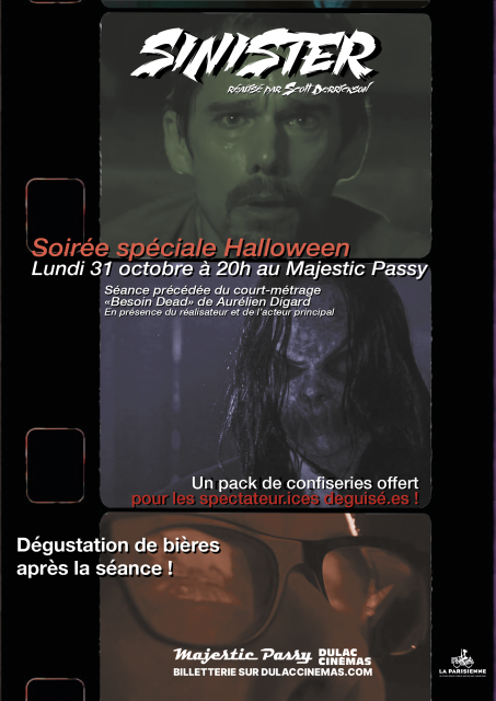 Le Majestic Passy fĂȘte Halloween avec Sinister !