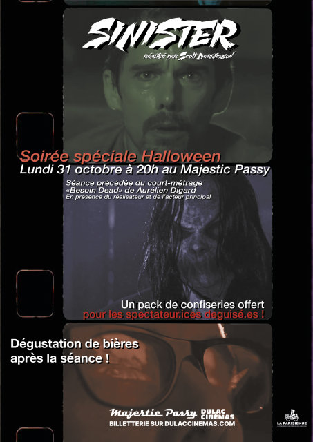 Le Majestic Passy fête Halloween avec Sinister !