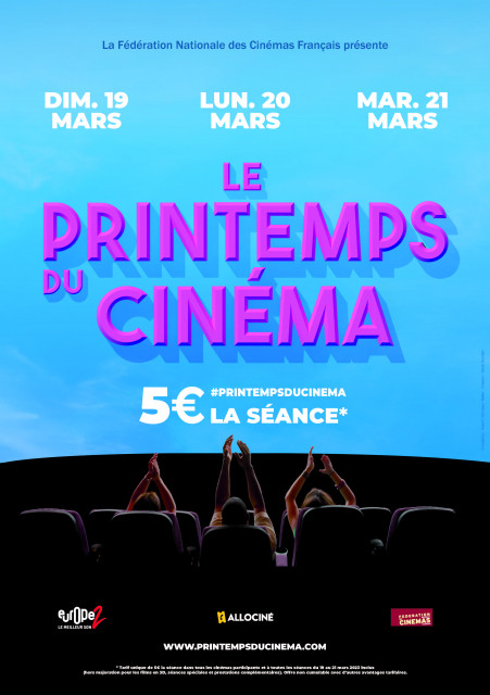 LE PRINTEMPS DU CINÉMA 2023 - 5€ la séance dans tous vos cinémas ! 