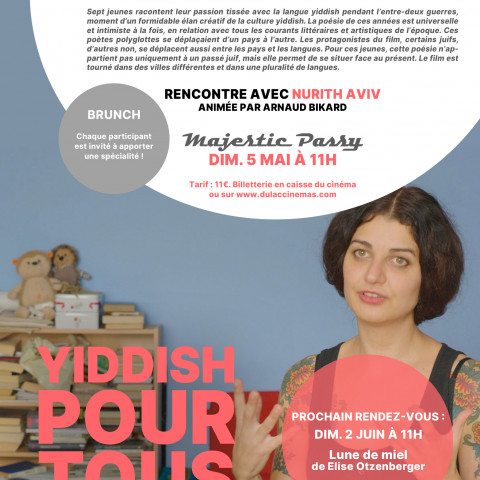 YIDDISH POUR TOUS : YIDDISH de Nurith Aviv, séance suivie d'une rencontre avec la réalisatrice