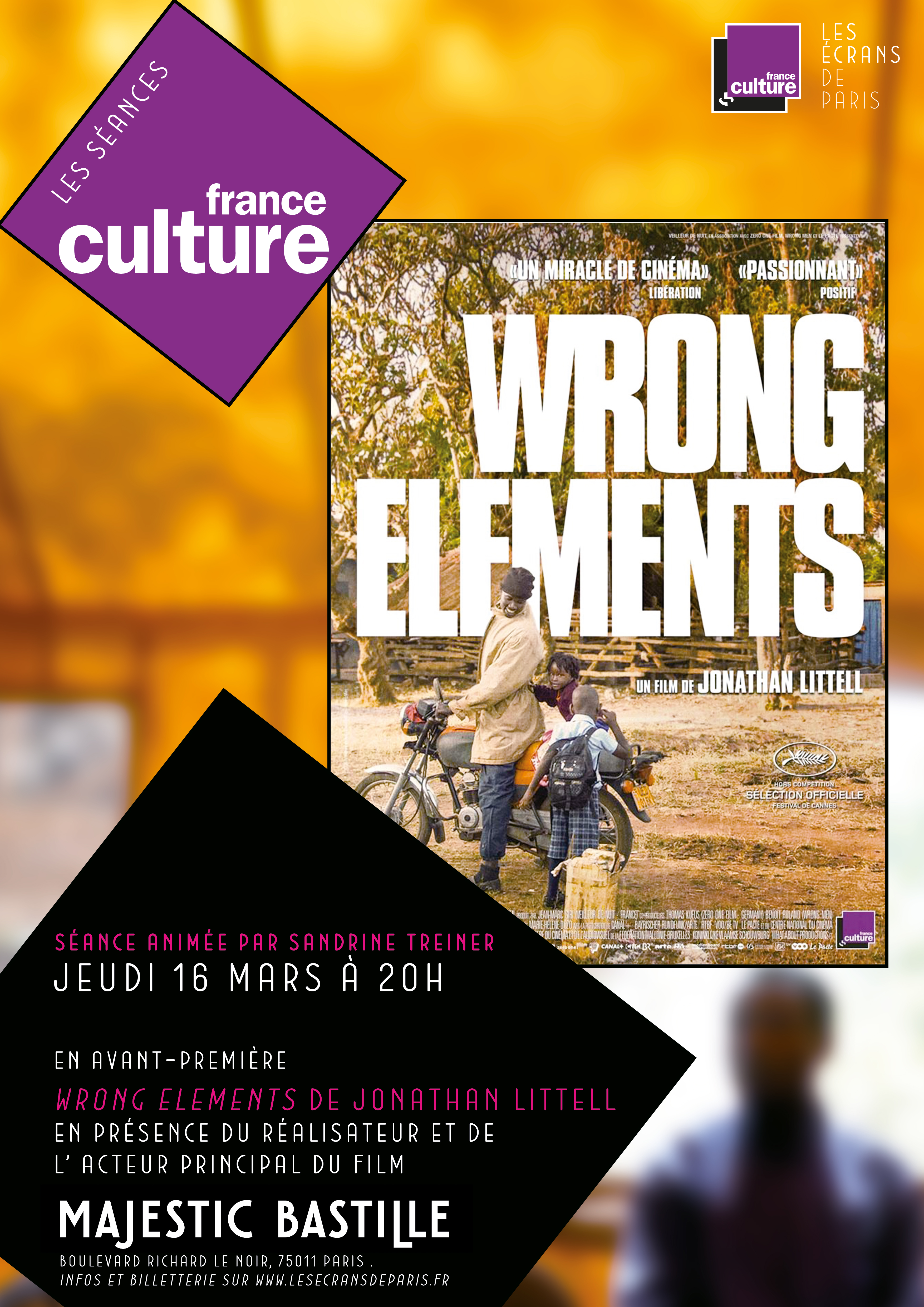 LES SÉANCES FRANCE CULTURE : WRONG ELEMENTS