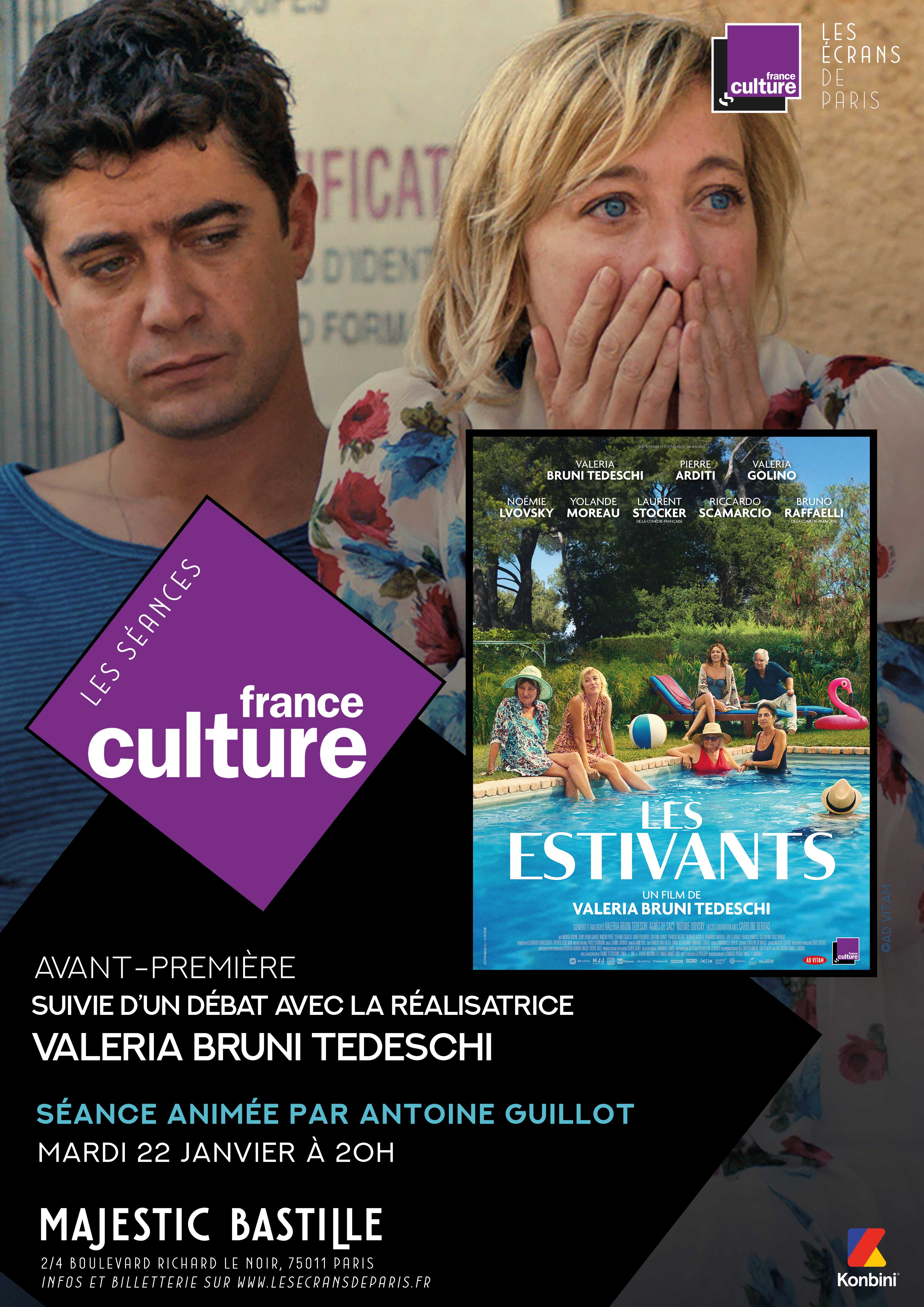 LES SÉANCES FRANCE CULTURE EN PRESENCE DE VALERIA BRUNI TEDESCHI 