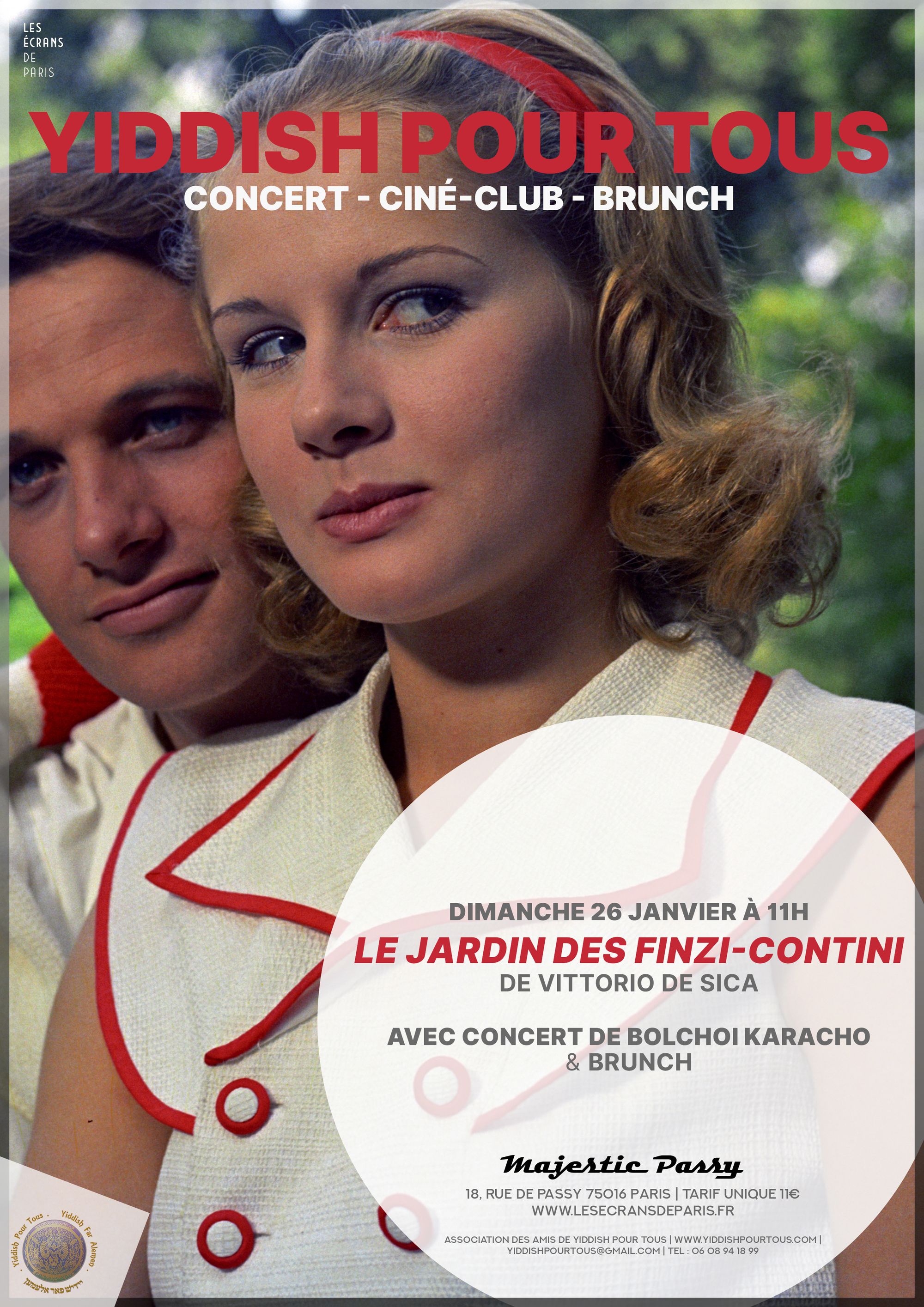 Le jardin des Finzi-Contini de Vittorio De Sica [Ciné-Club Yiddish pour tous]