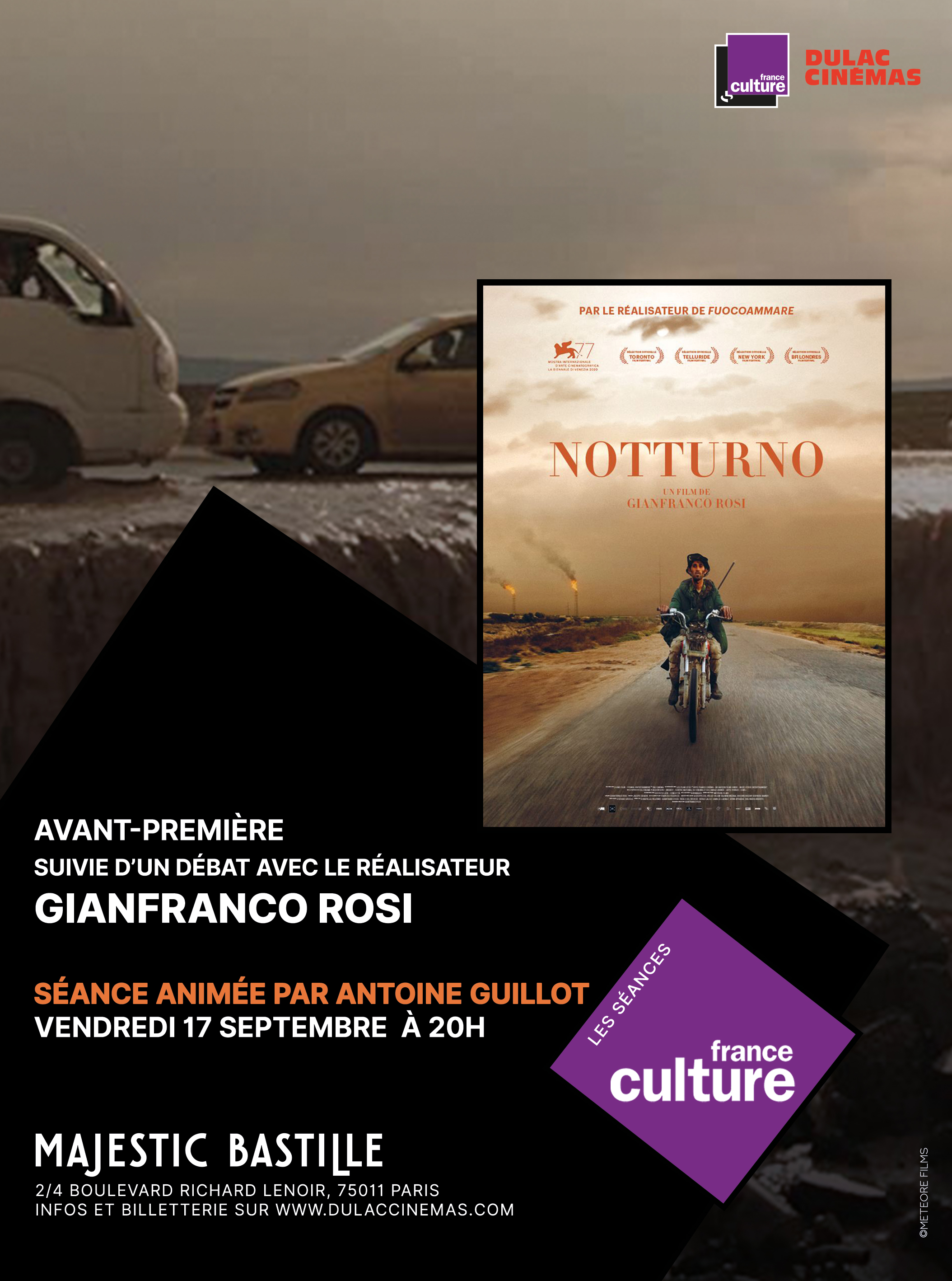 LES SEANCES FRANCE CULTURE : NOTTURNO 