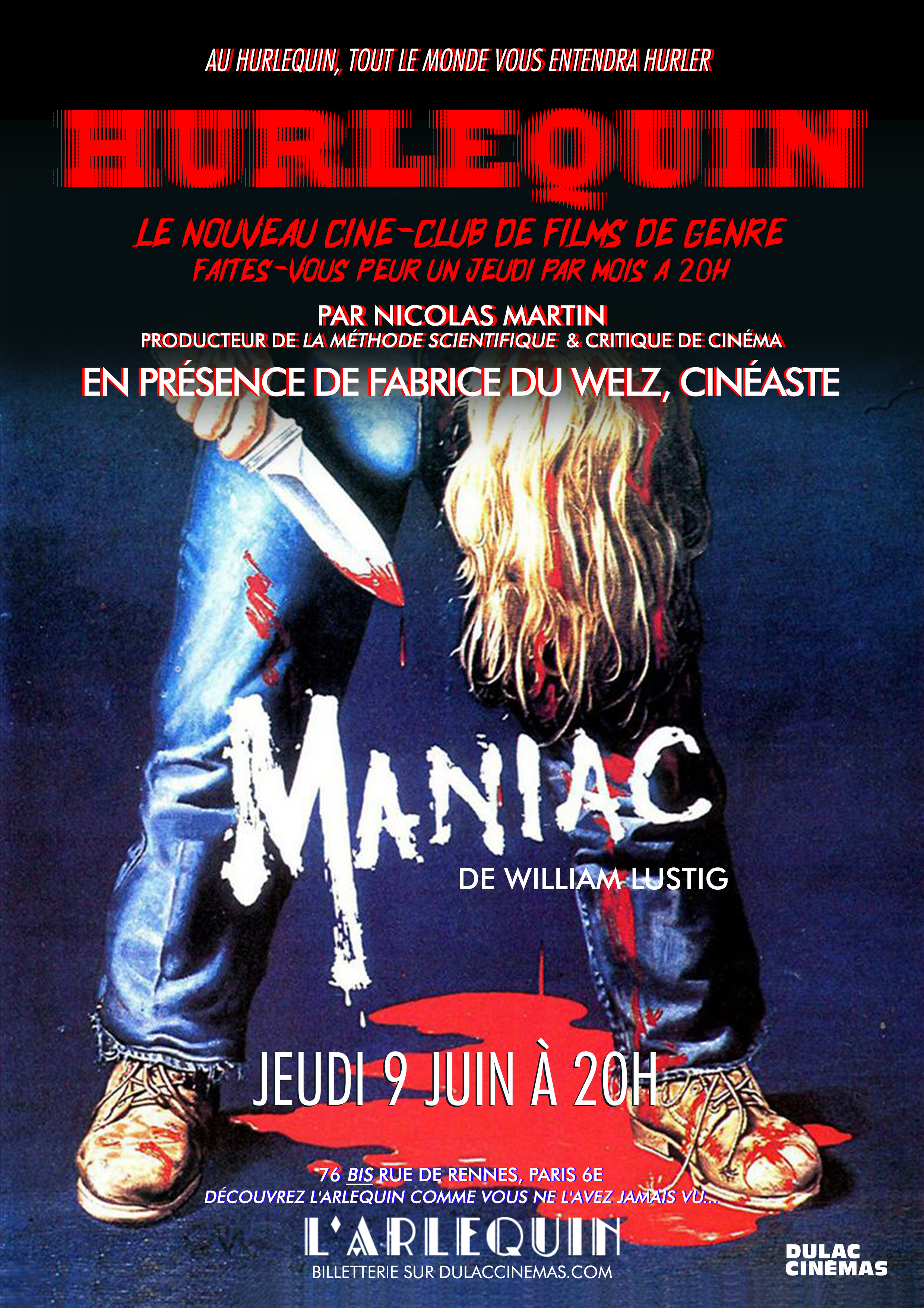 HURLEQUIN #2 : Maniac de William Lustig 