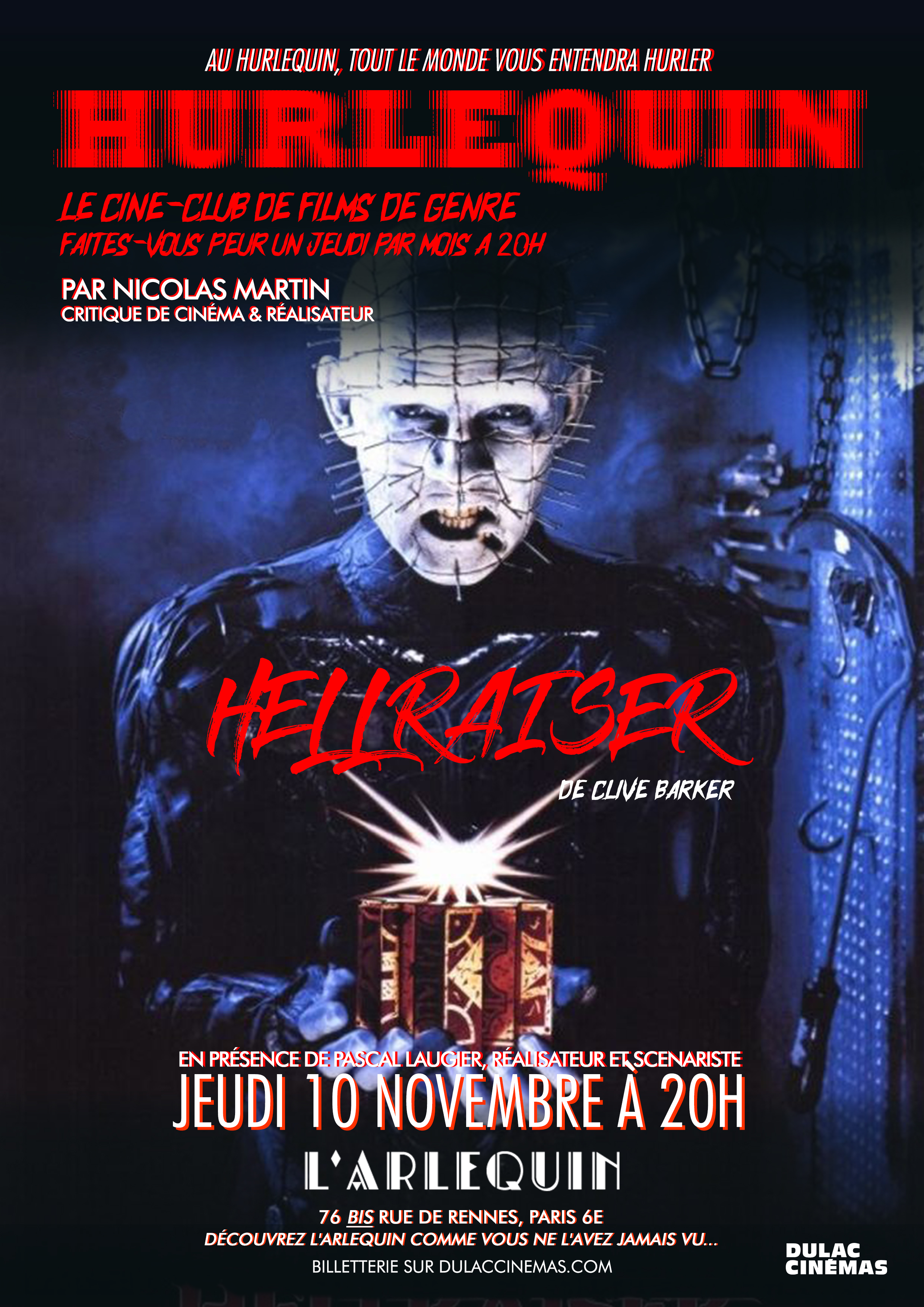 HURLEQUIN #6 : HELLRAISER de Clive Barker