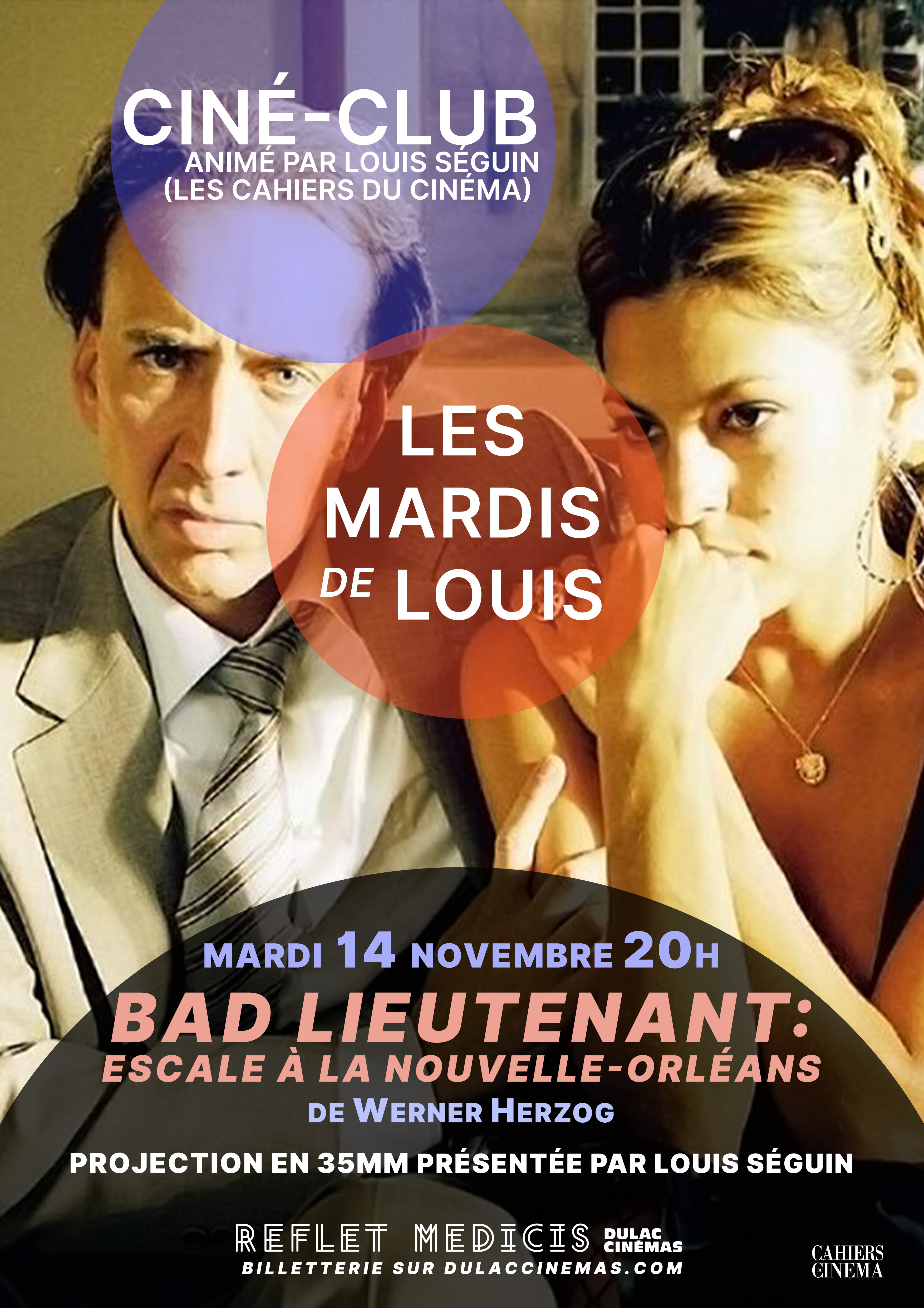 CINé CLUB - LES MARDIS DE LOUIS - BAD LIEUTENANT DE WERNER HERZOG EN 35MM