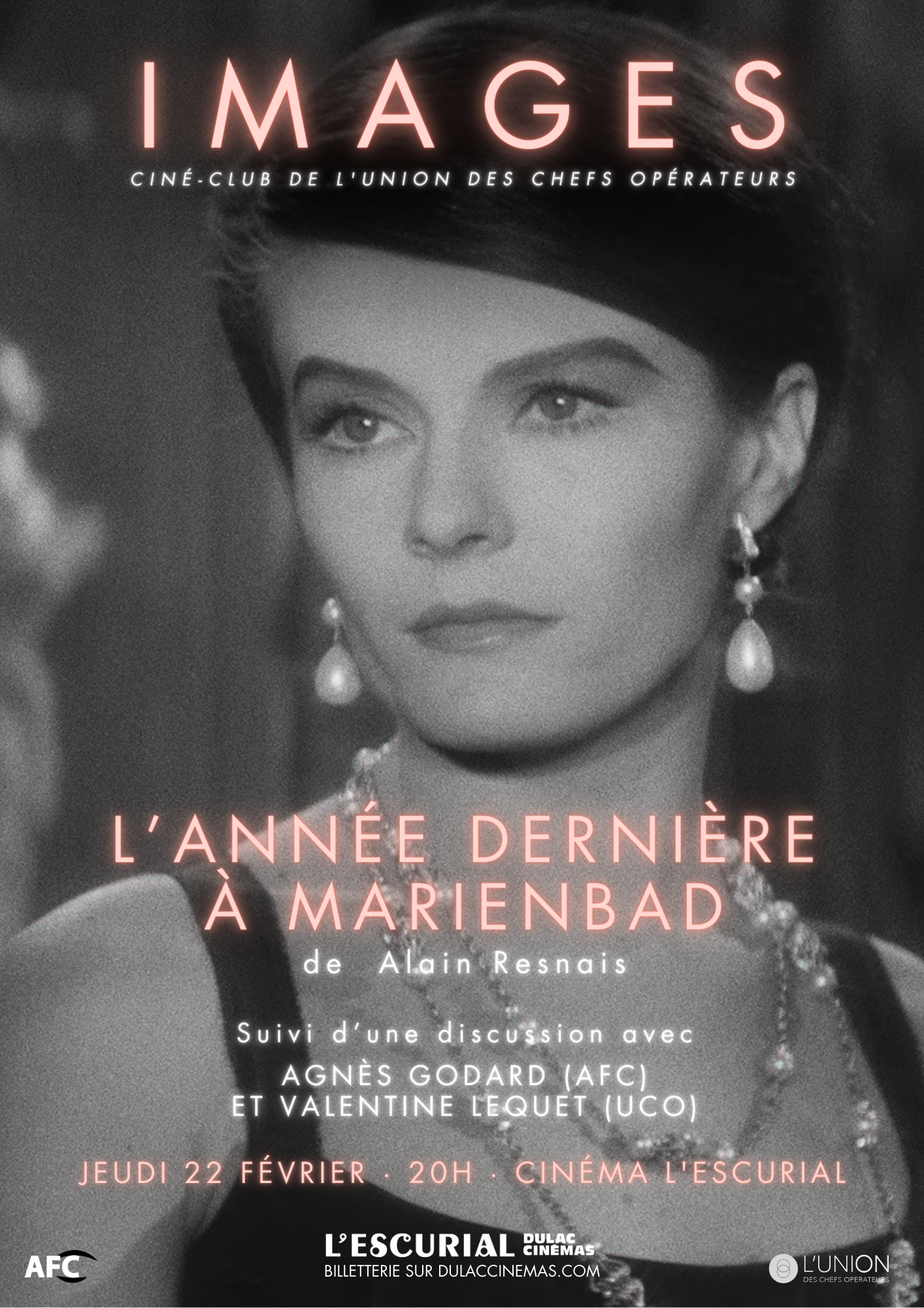 IMAGES #4 le ciné-club de l'Union des chefs opérateurs : L'Année dernière à Marienbad de Alain Resnais