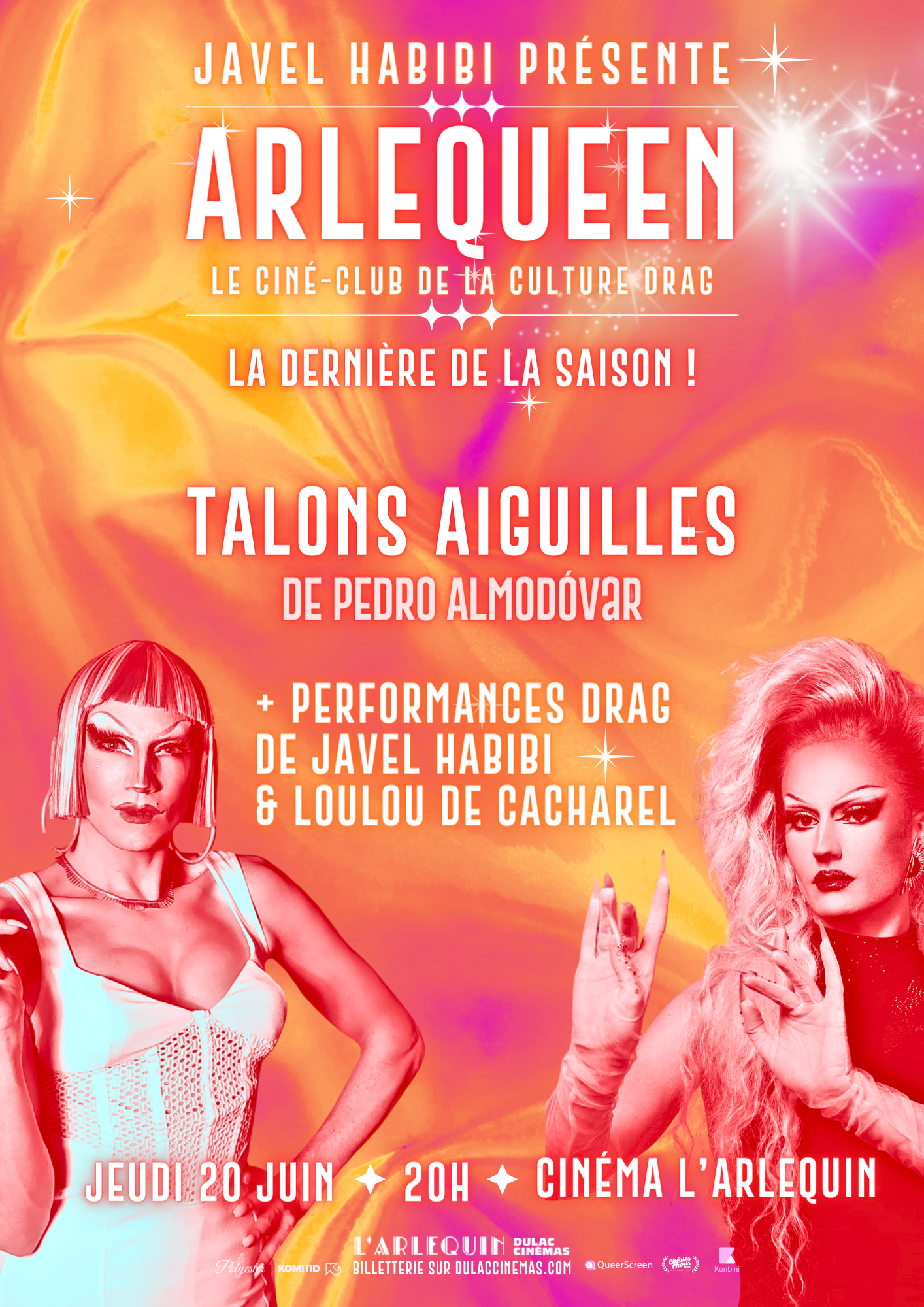 ARLEQUEEN #4 TALONS AIGUILLES de Pedro Almodóvar et performances de Javel Habibi et Loulou de Cacharel