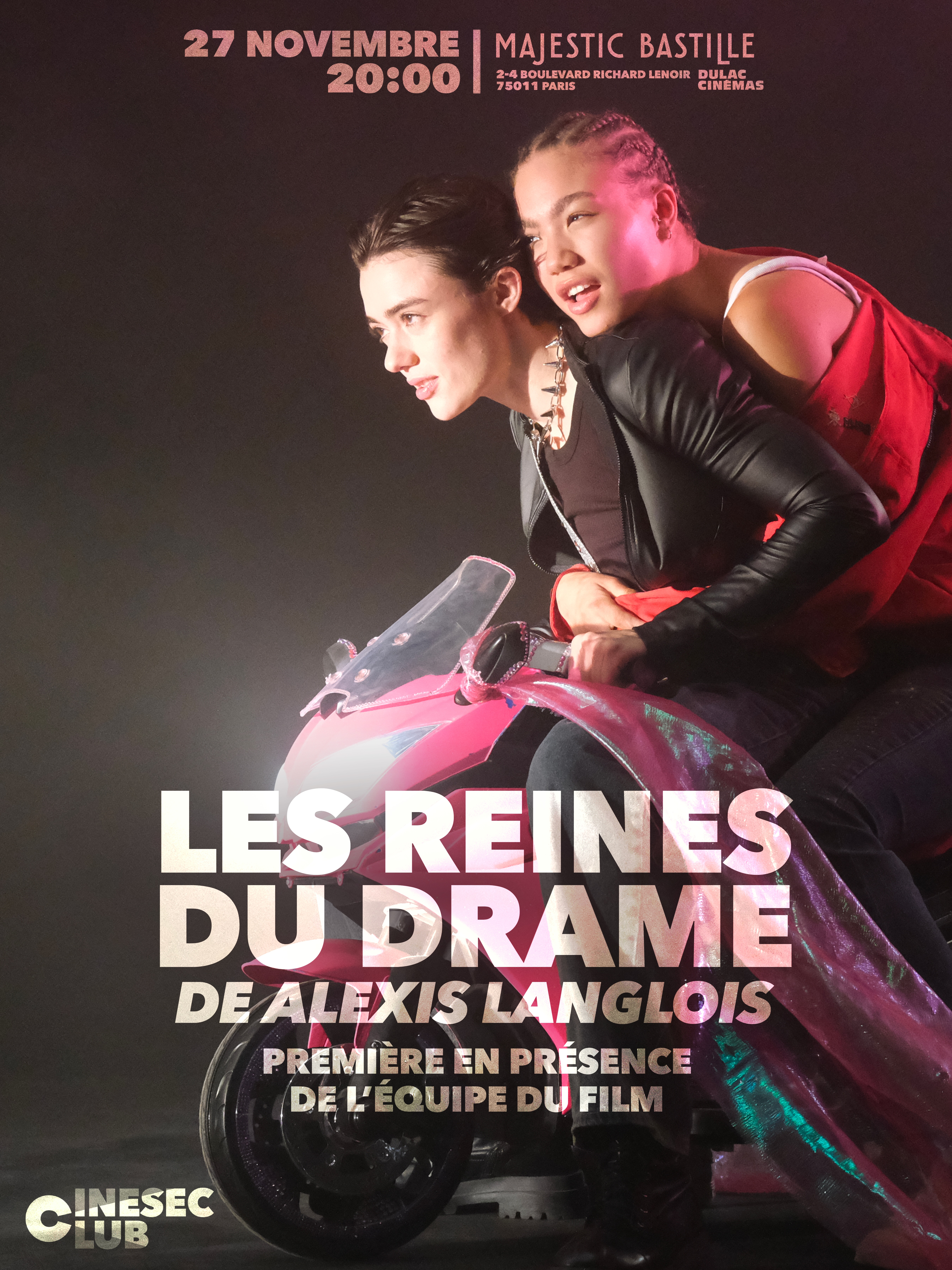 Le Ciné-club de l'ESEC : LES REINES DU DRAME de Alexis Langlois, première en présence de l'équipe du film