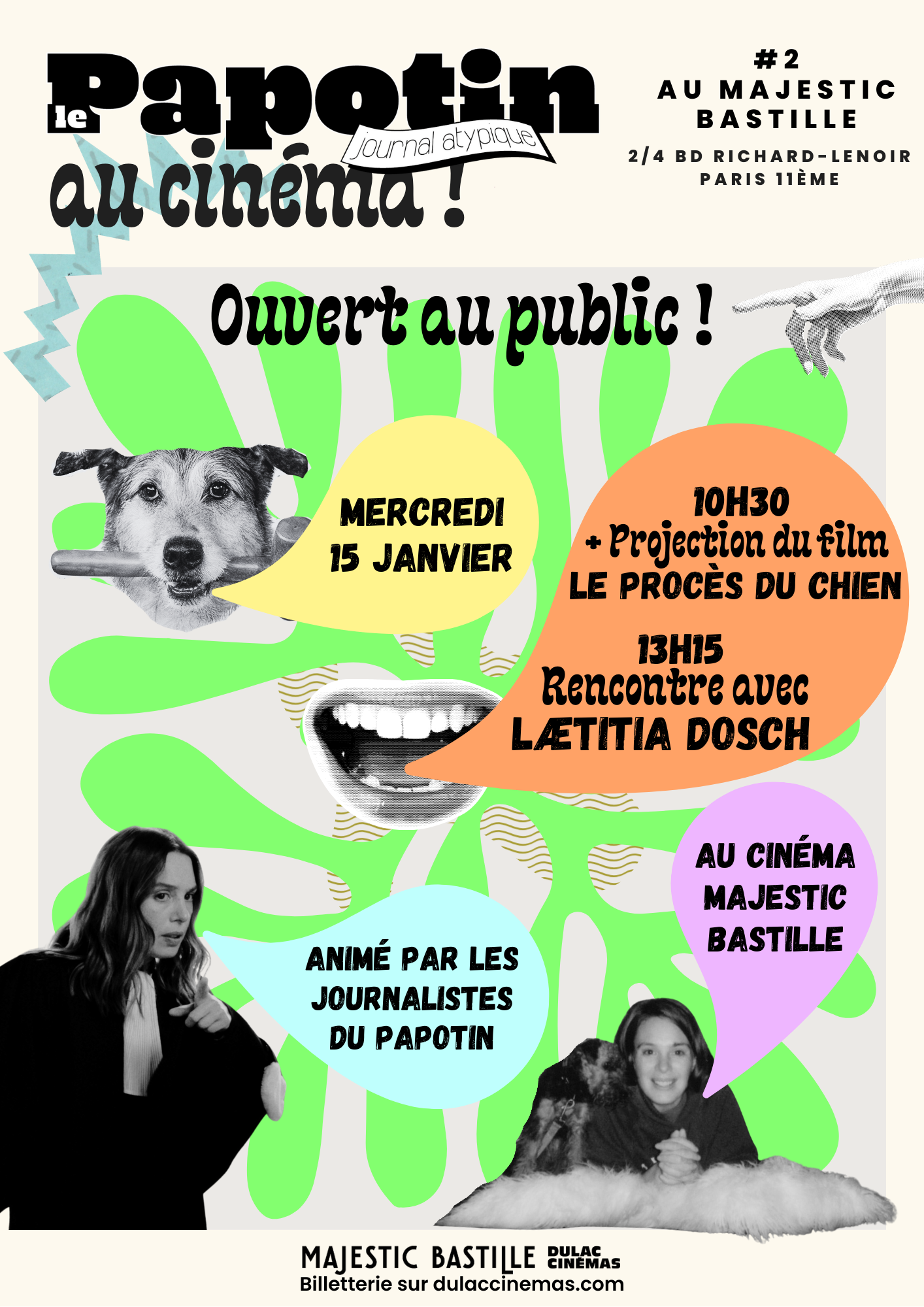 Le Papotin au cinéma #2 | Projection et rencontre avec Lætitia Dosch animée par les journalistes du Papotin !