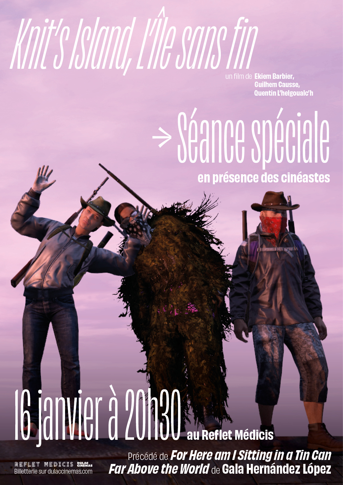 Affiche de la séance spéciale de Knit's Island, L'île sans fin