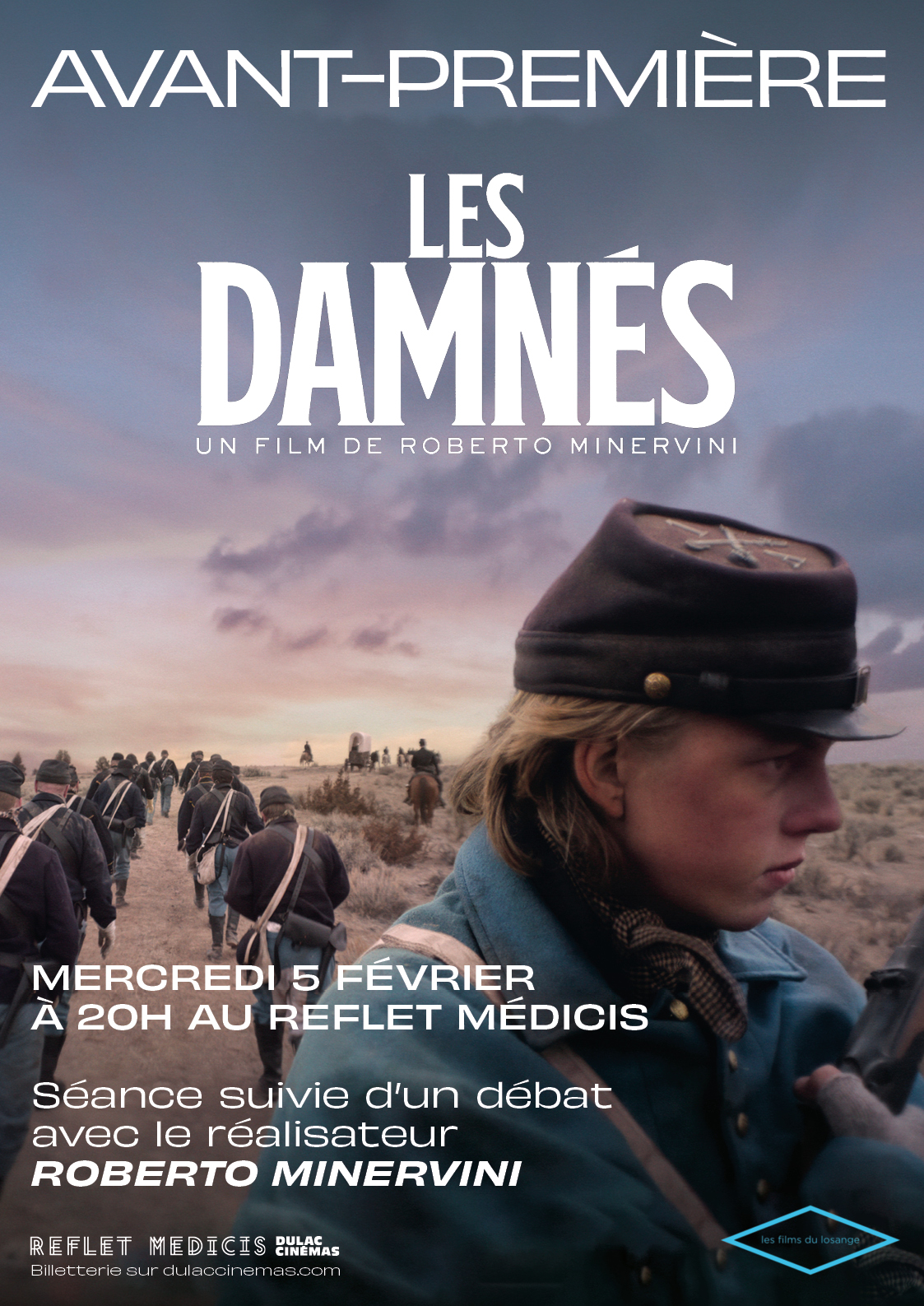 Affiche de l'avant-première des Damnés