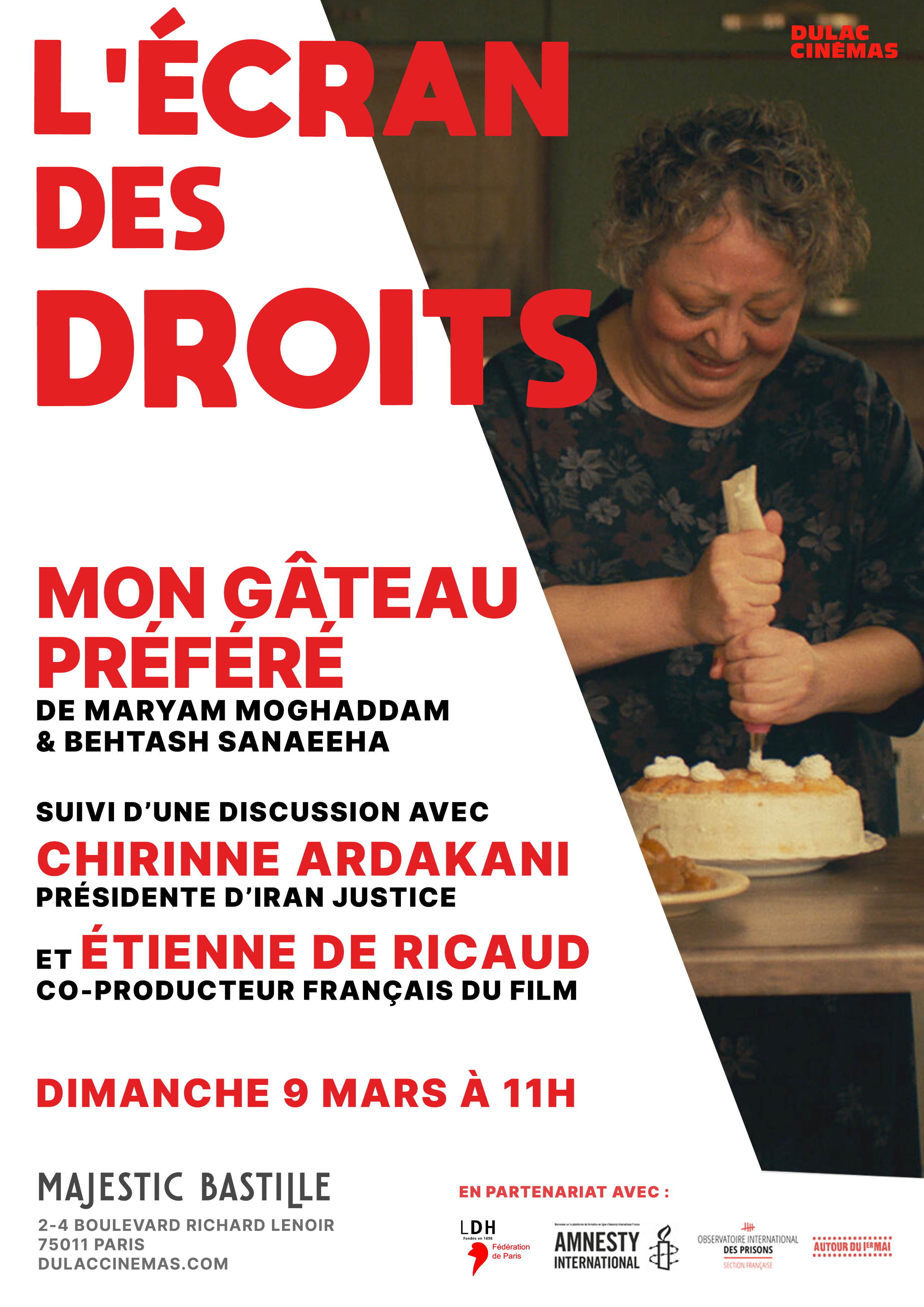 Affiche de l'Écran des droits : Mon Gâteau préféré