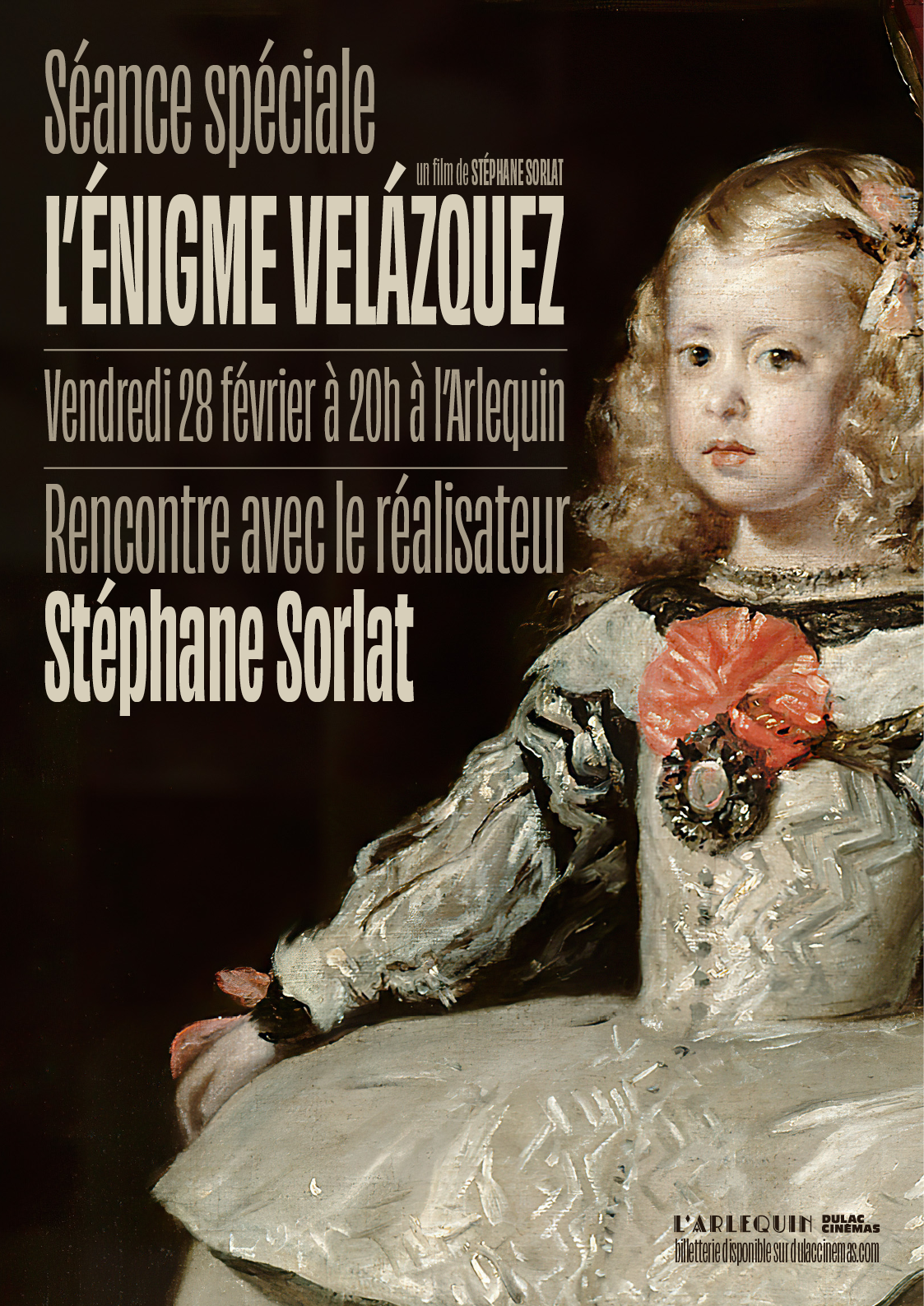 Affiche de la séance spéciale de l'Énigme Velázquez