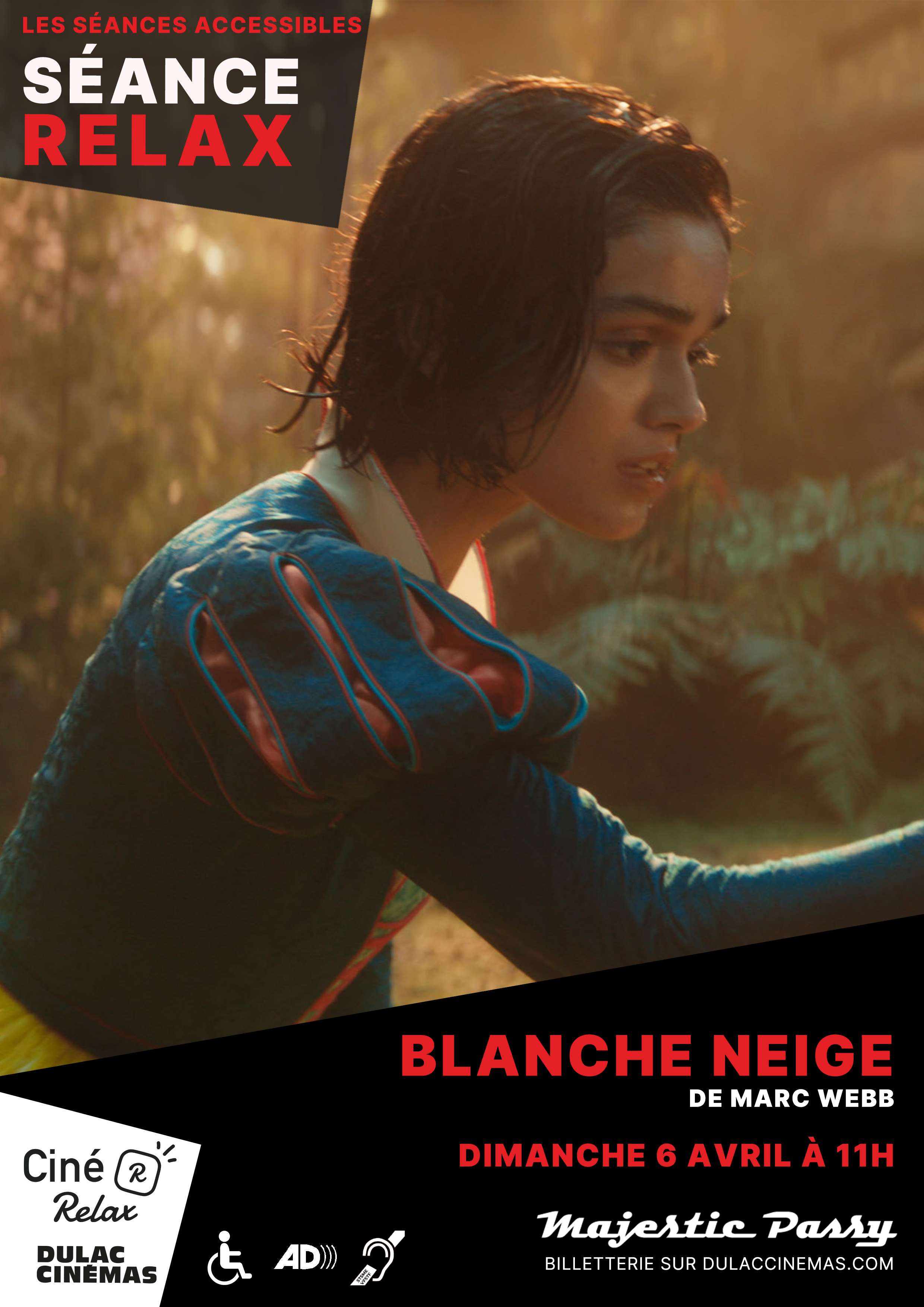 Affiche Ciné relax Blanche Neige