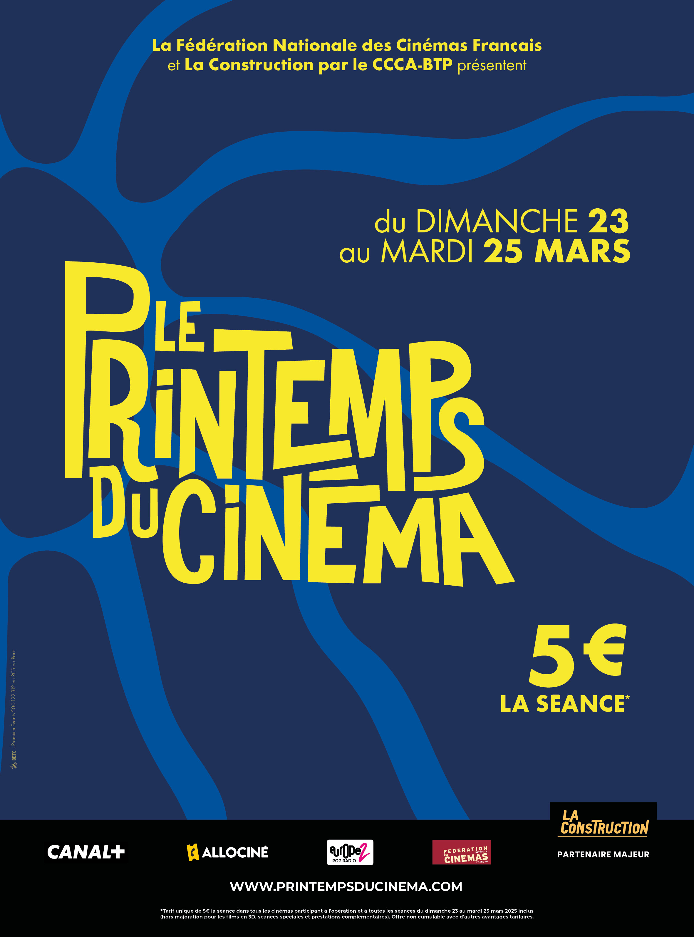 LE PRINTEMPS DU CINÉMA 2025 - 5€ la séance dans tous vos cinémas ! 