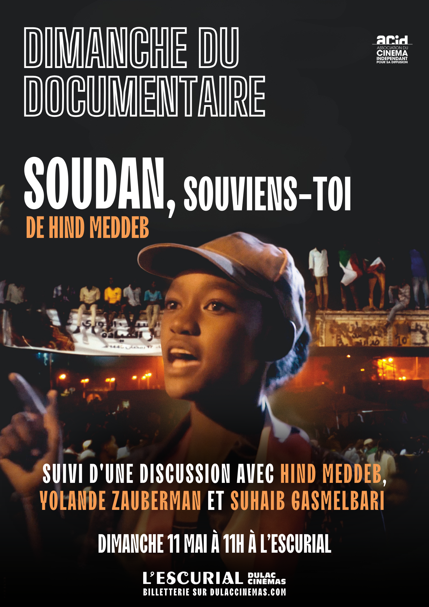 Dimanche du Documentaire : SOUDAN, SOUVIENS-TOI suivi d'une discussion avec Hind Meddeb, Yolande Zauberman et Suhaib Gasmelbart