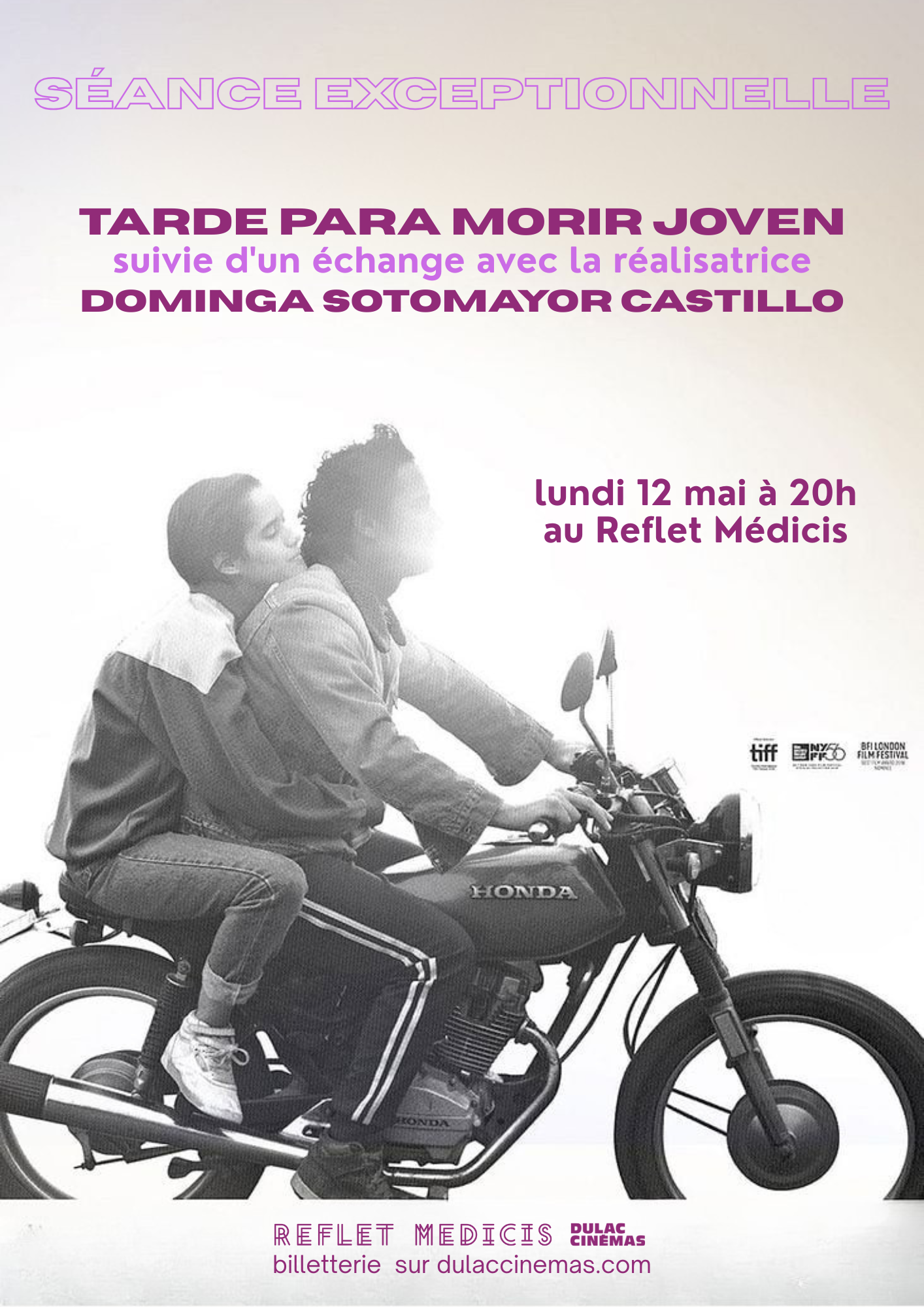 Séance exceptionnelle : TARDE PARA MORIR JOVEN suivi d'une rencontre avec la réalisatrice Dominga Sotomayor Castillo 