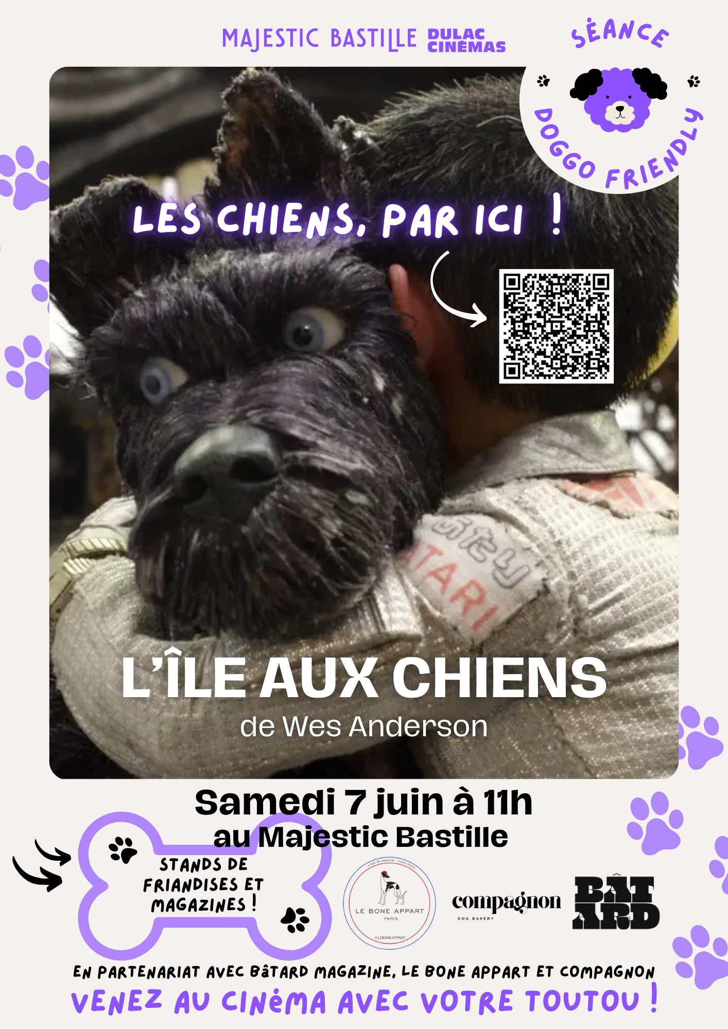 Séance Doggo Friendly : L'ÎLE AUX CHIENS de Wes Anderson