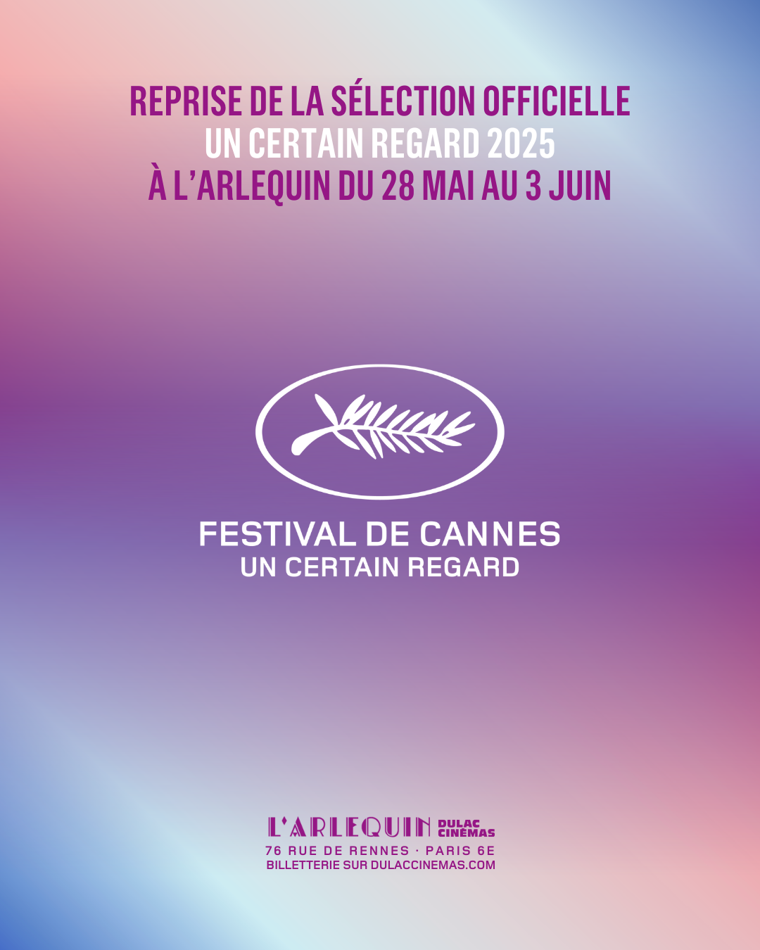 REPRISE Sélection officielle UN CERTAIN REGARD 2025