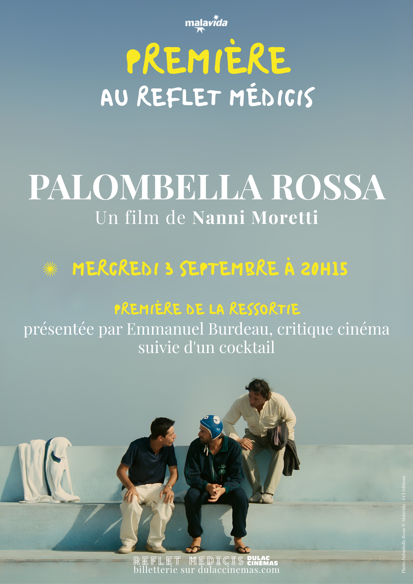 PALOMBELLA ROSSA de Nanni Moretti : Première de la ressortie présentée par le critique Emmanuel Burdeau