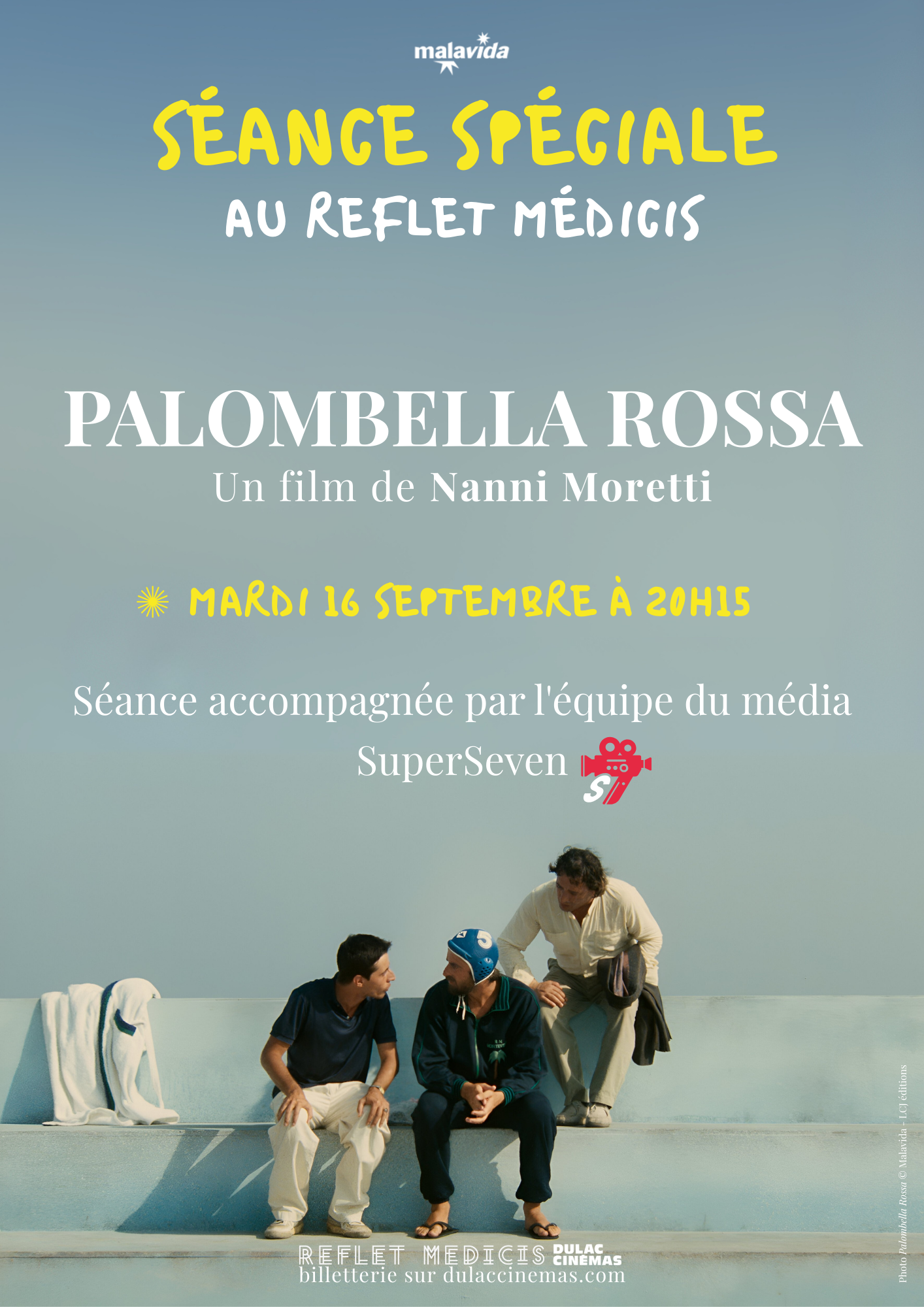 PALOMBELLA ROSSA de Nanni Moretti : séance spéciale présentée par SuperSeven