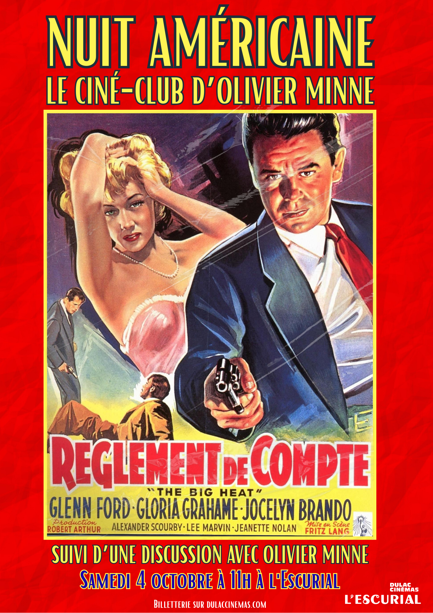 Reglement de comptes, Fritz Lang, Olivier Minne