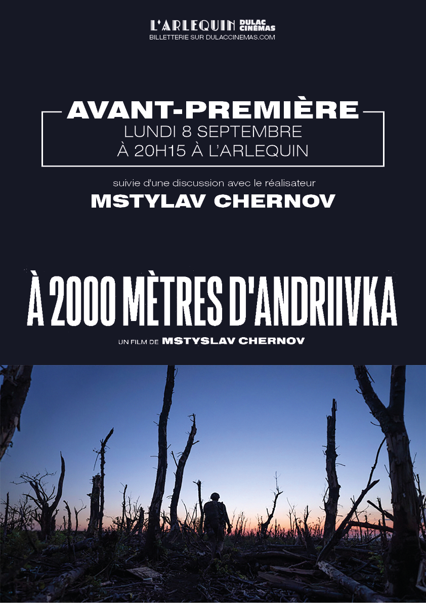 Avant-première À 2000 mètres d'Andriivka en présence du réalisateur Mstylav Chernov
