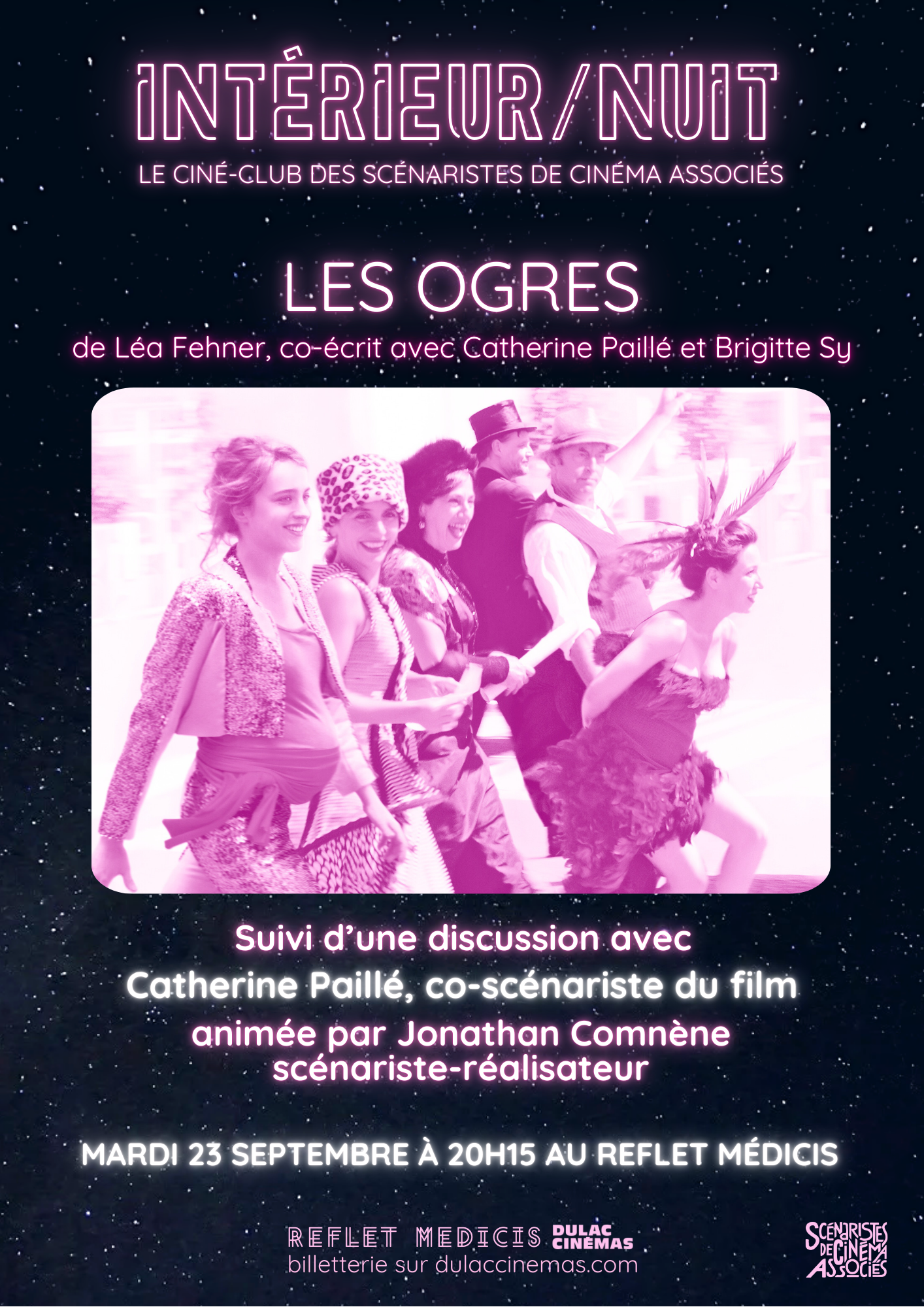 INTÉRIEUR / NUIT: LES OGRES suivi d'une discussion avec Catherine Paillé, co-scénariste du film