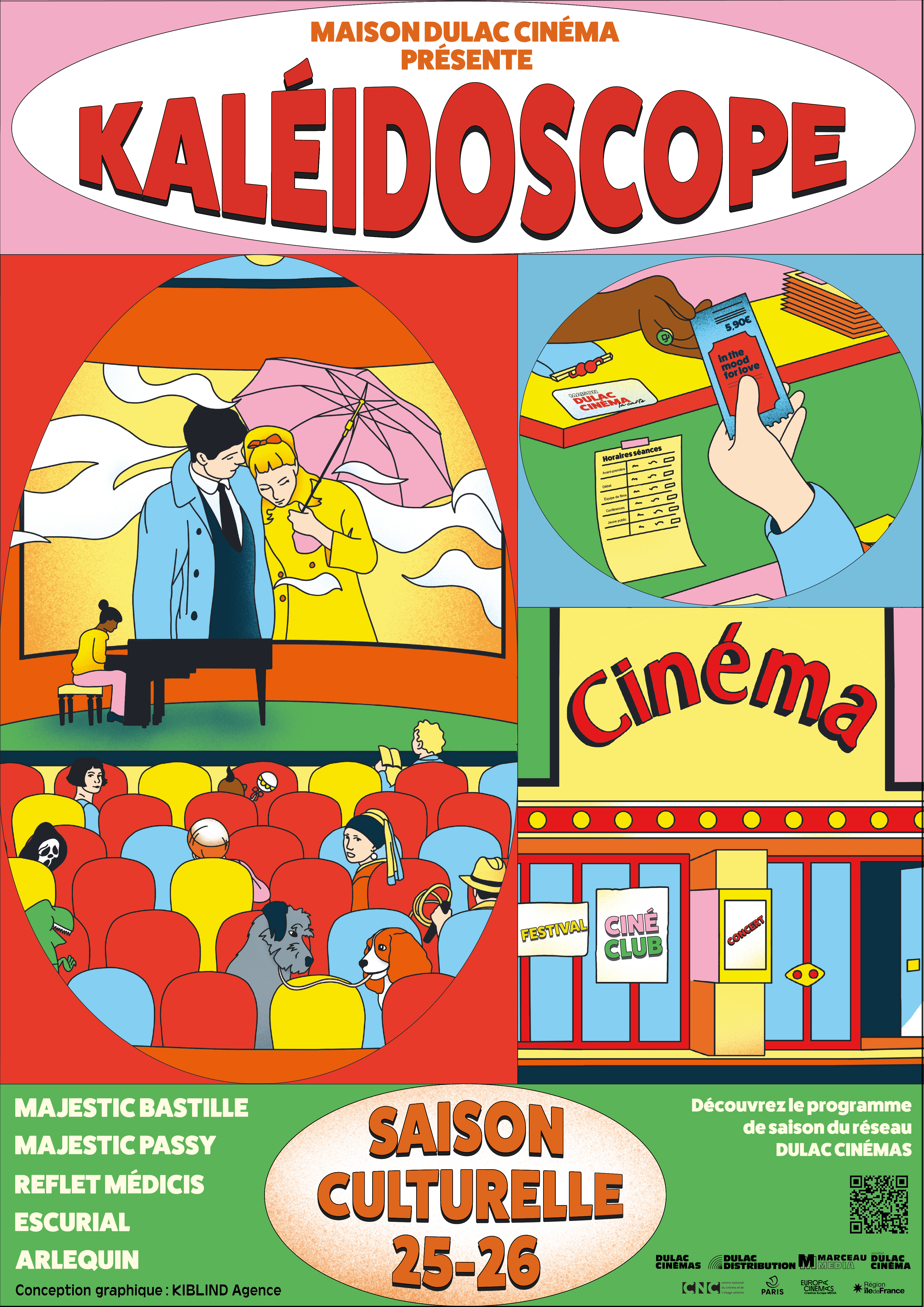 Maison Dulac Cinéma : Saison Culturelle 2025-2026 "KALÉIDOSCOPE 4"