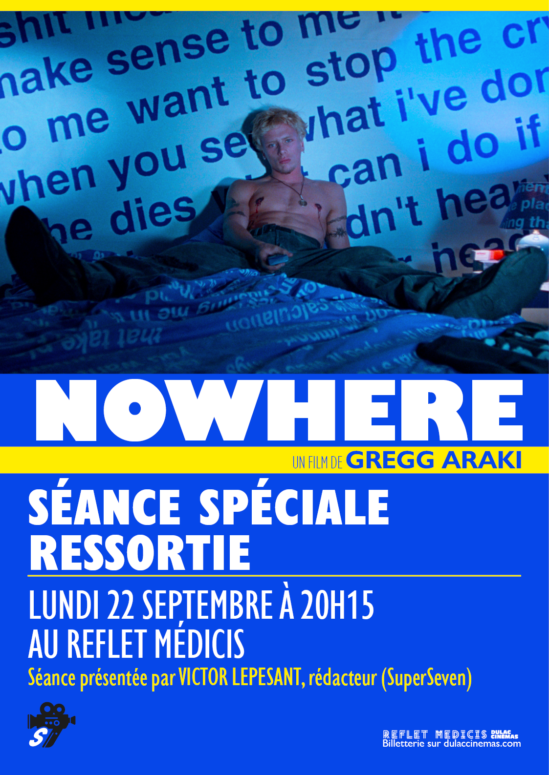 Séance spéciale - Ressortie : NOWHERE de Gregg Araki, présentée par Victor Lepesant