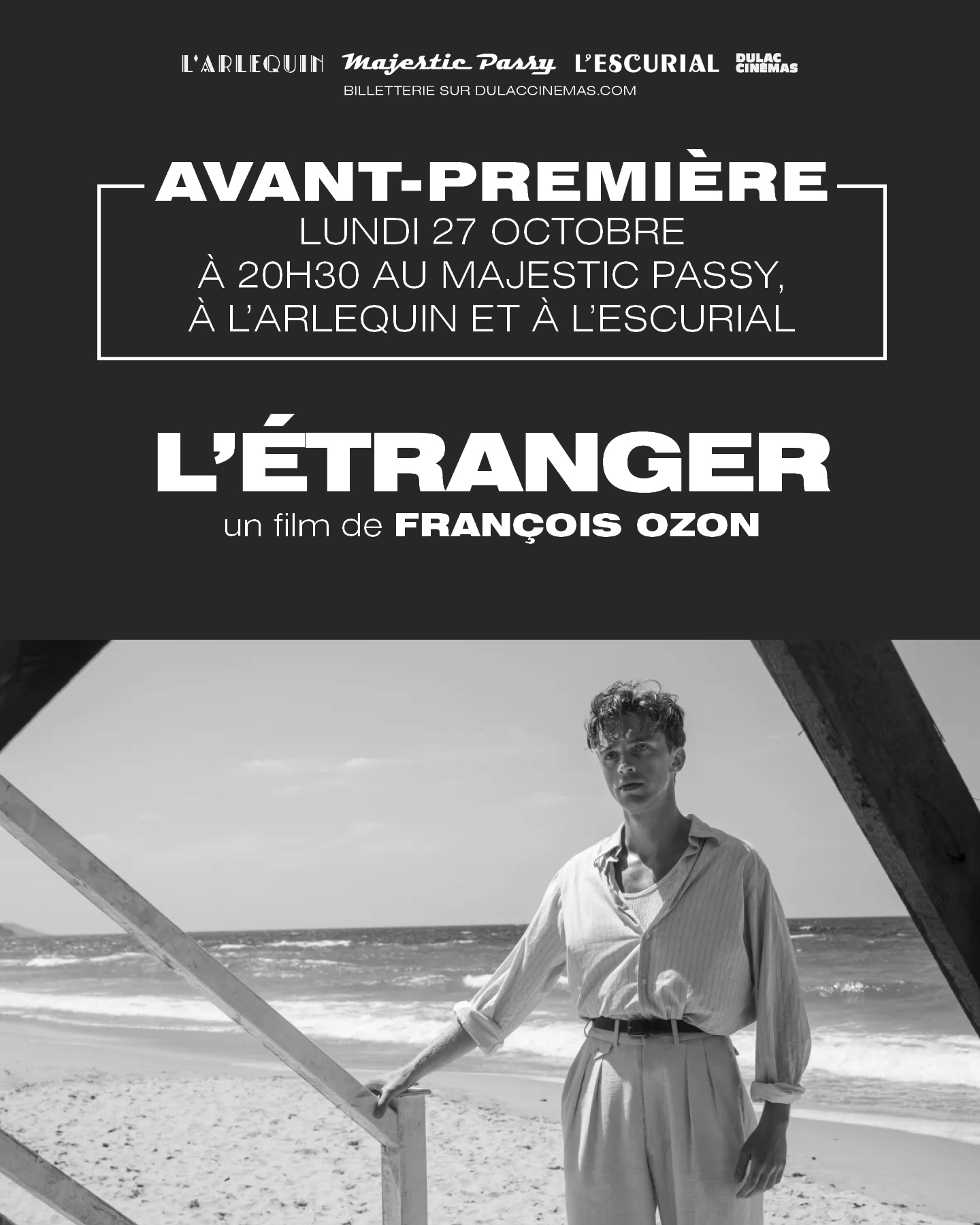 Avant-première : L'Étranger de François Ozon 