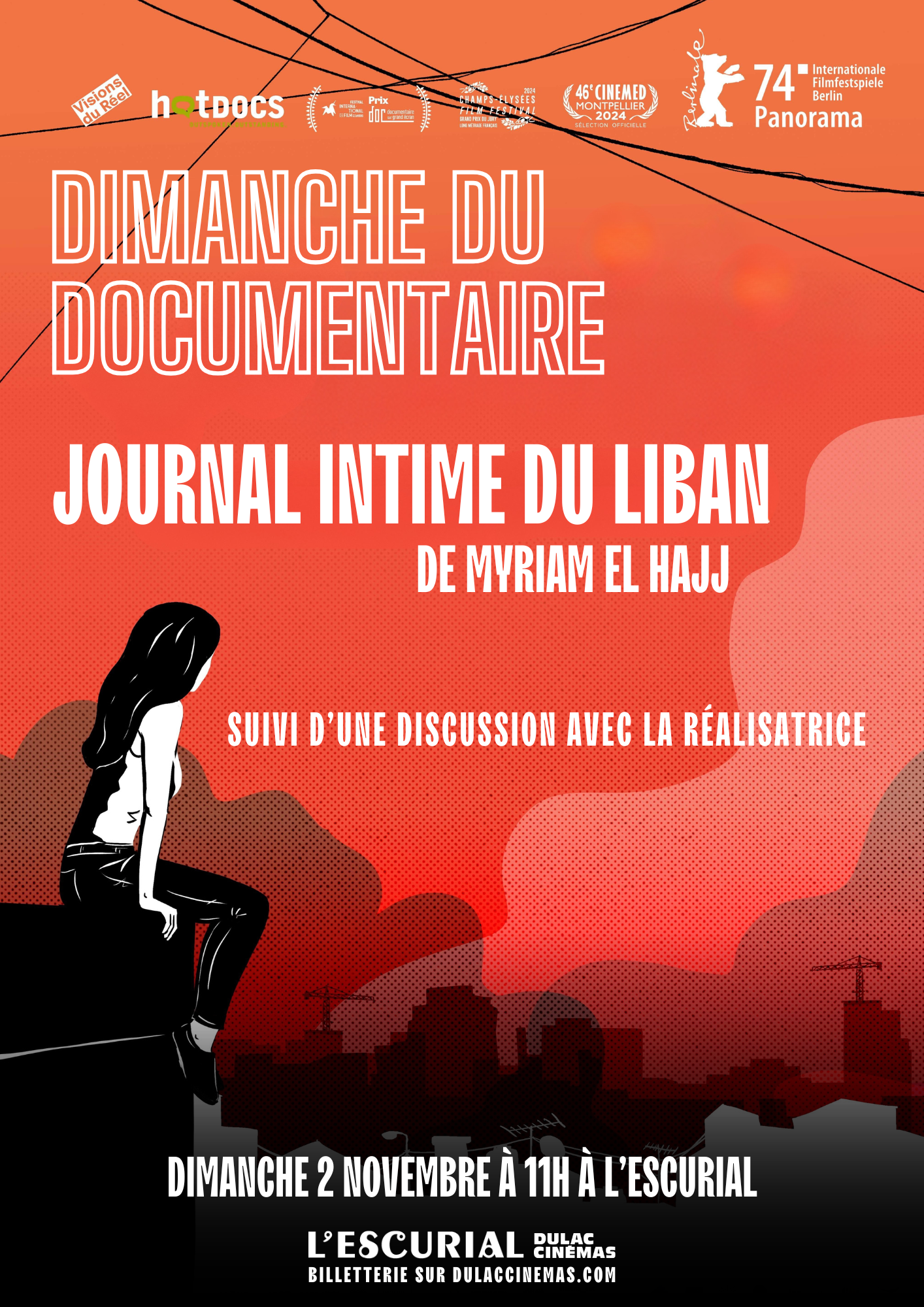 Dimanche du Documentaire : JOURNAL INTIME DU LIBAN en présence de la réalisatrice Myriam El Hajj