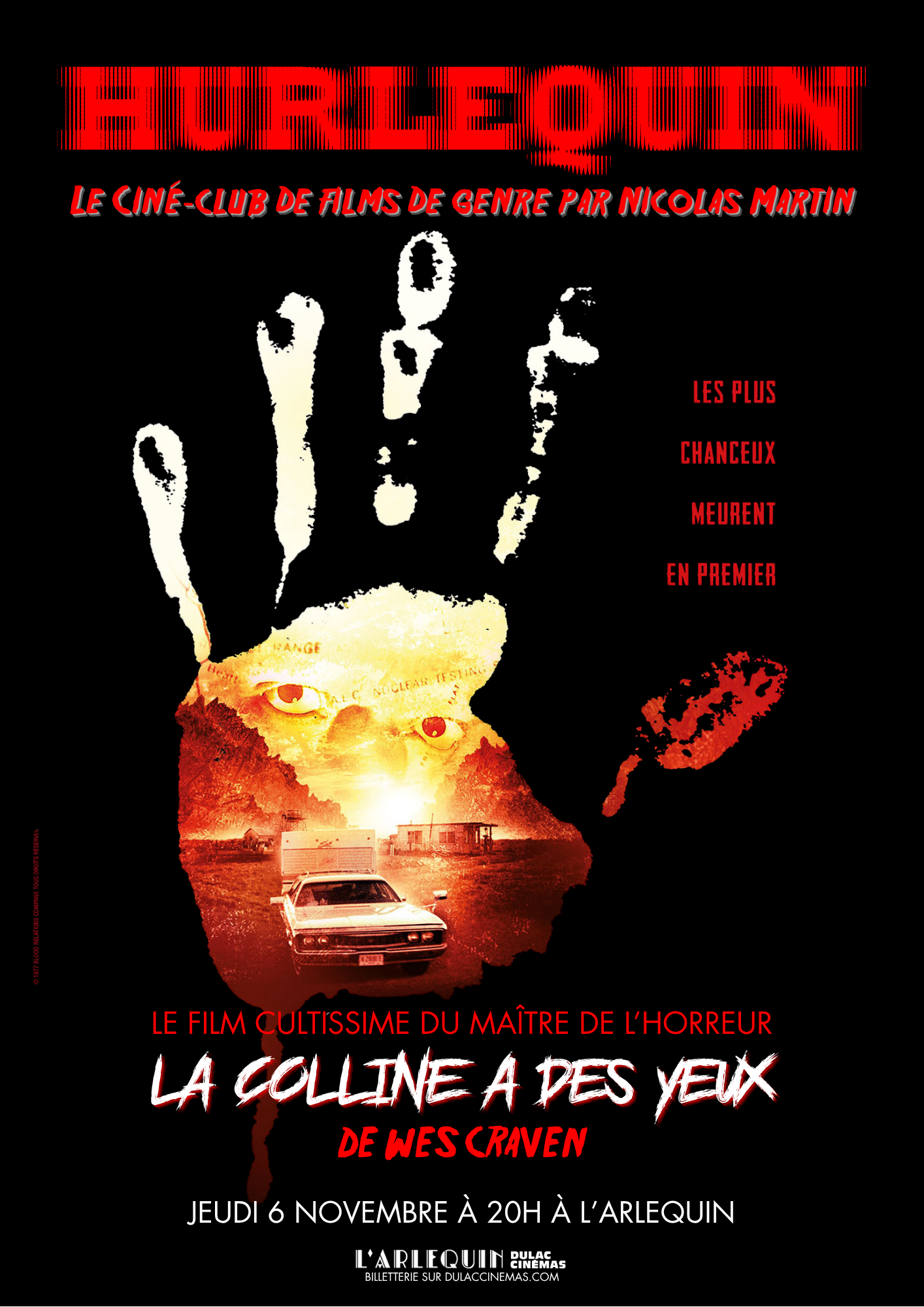 Hurlequin, le ciné-club de Nicolas Martin : LA COLLINE A DES YEUX de Wes Craven