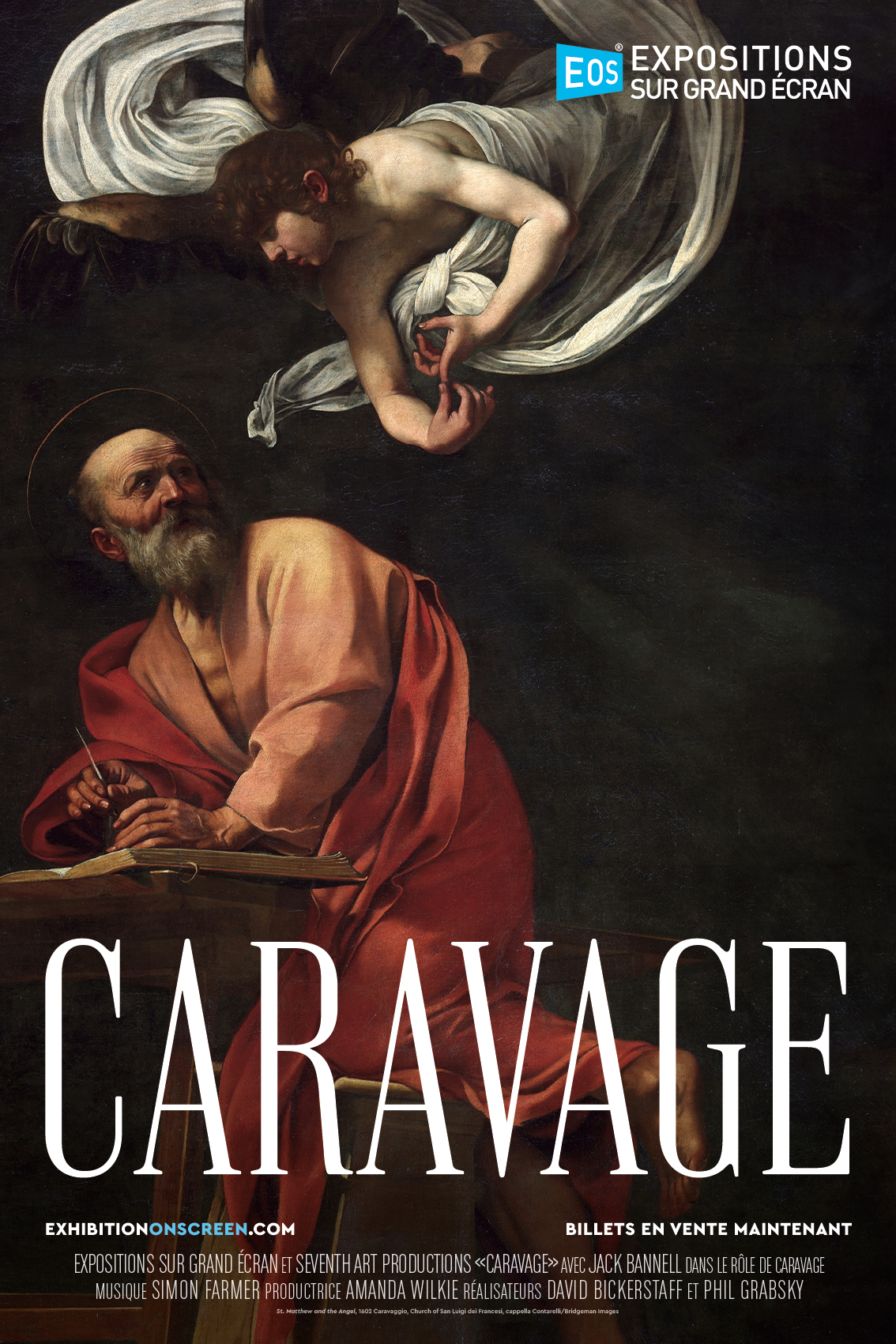 Exposition sur Grand Ecran, Caravage, Peinture