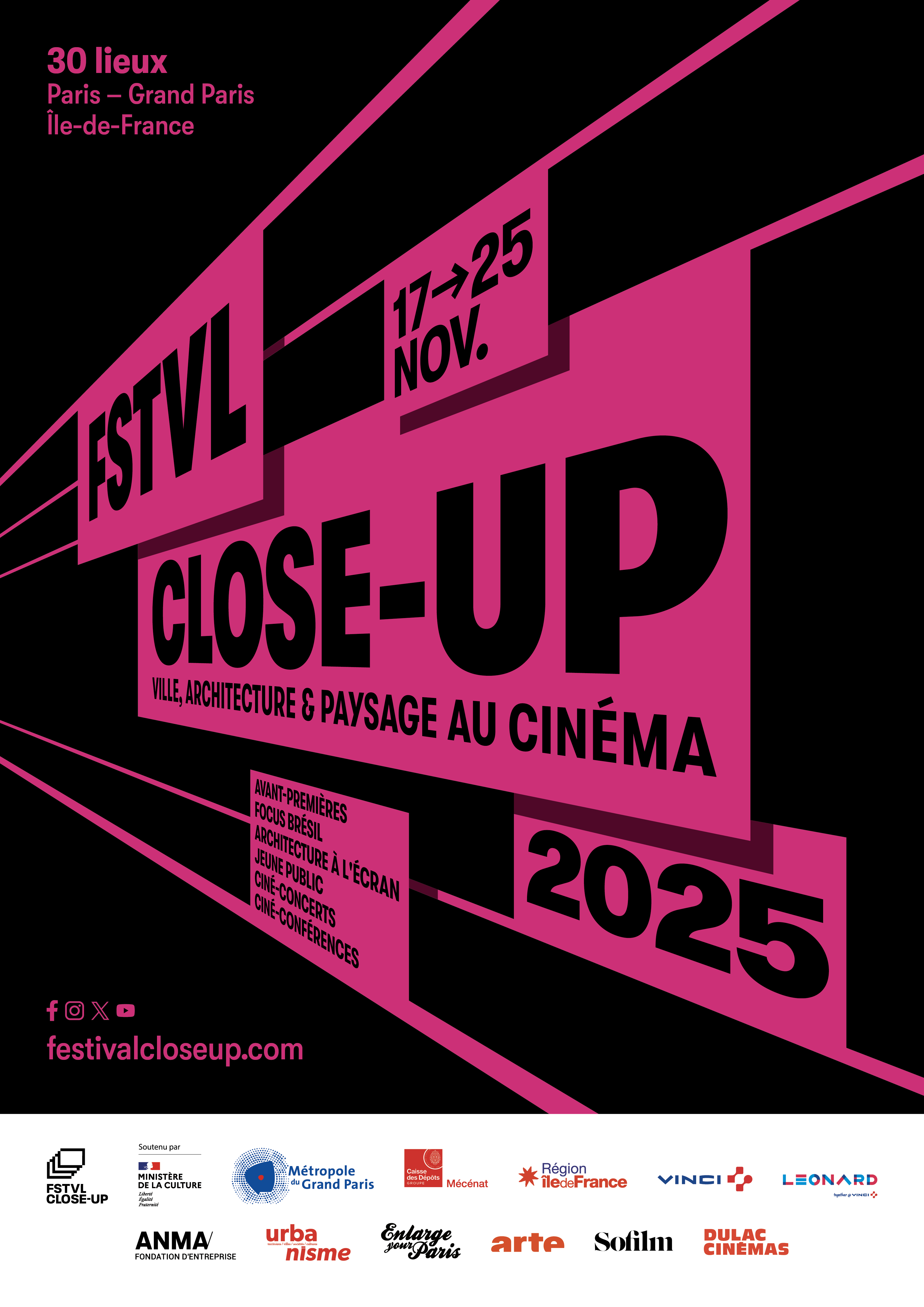 FESTIVAL CLOSE-UP : VILLE, ARCHITECTURE ET PAYSAGE  - 6E ÉDITION