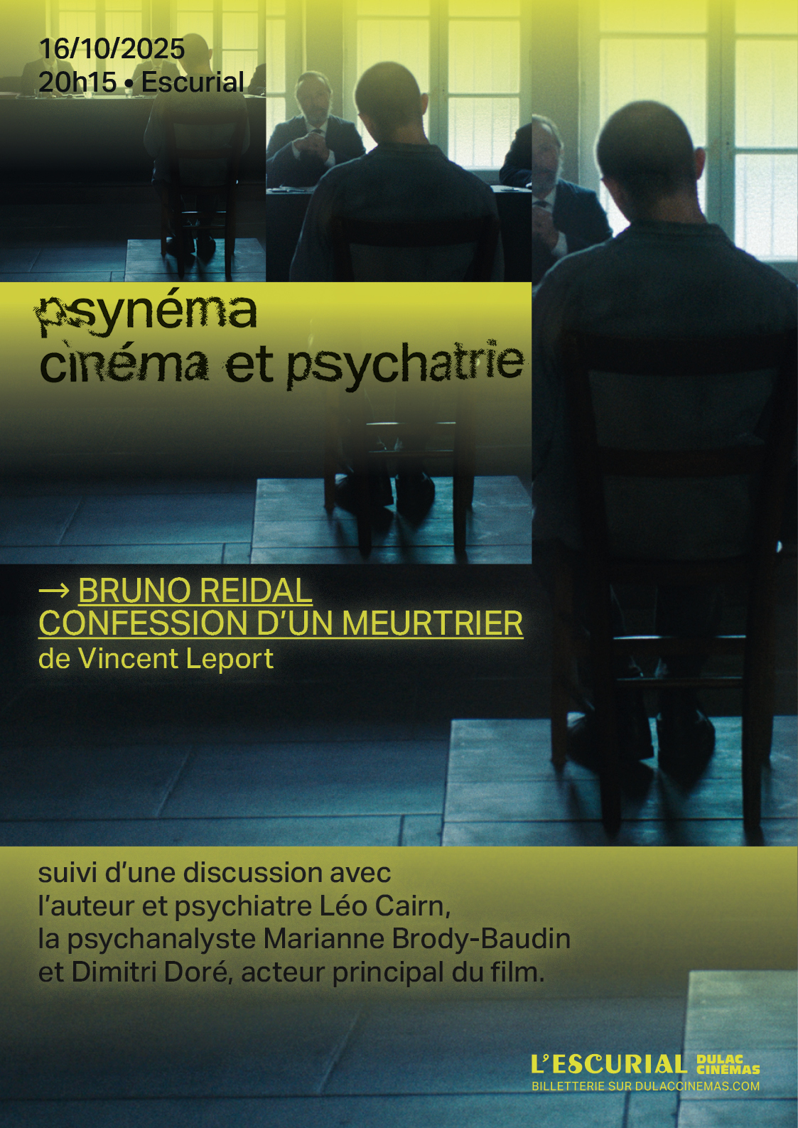 Affiche du ciné-club Psynéma
