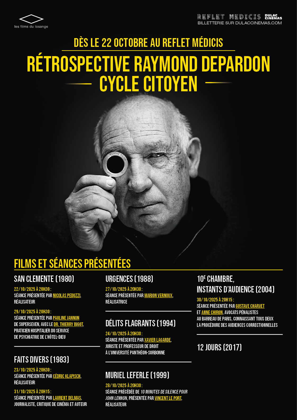 Rétrospective Raymond Depardon : Cycle Citoyen