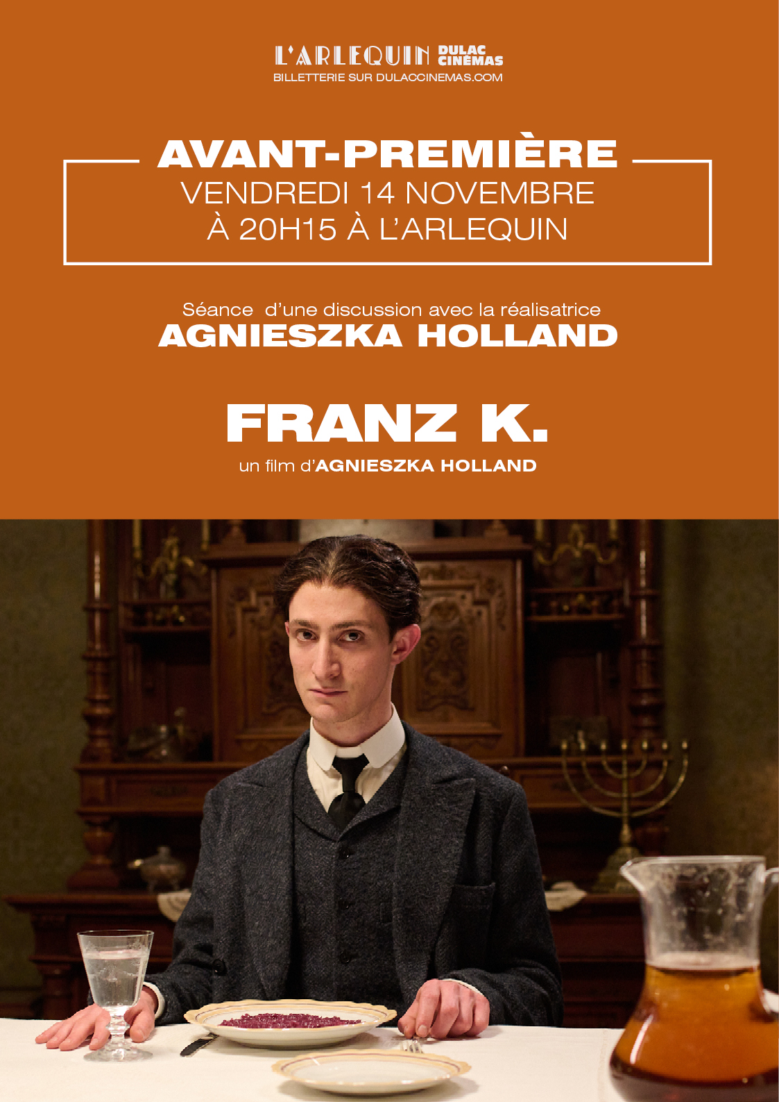 Avant-première : FRANZ K. d'Agnieszka Holland, suivie d’une discussion avec la réalisatrice