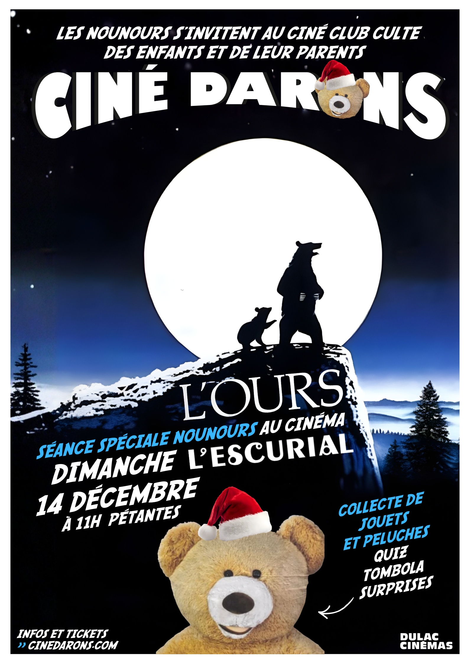 Ciné Darons, L'Ours, Jean JAcques Annaud