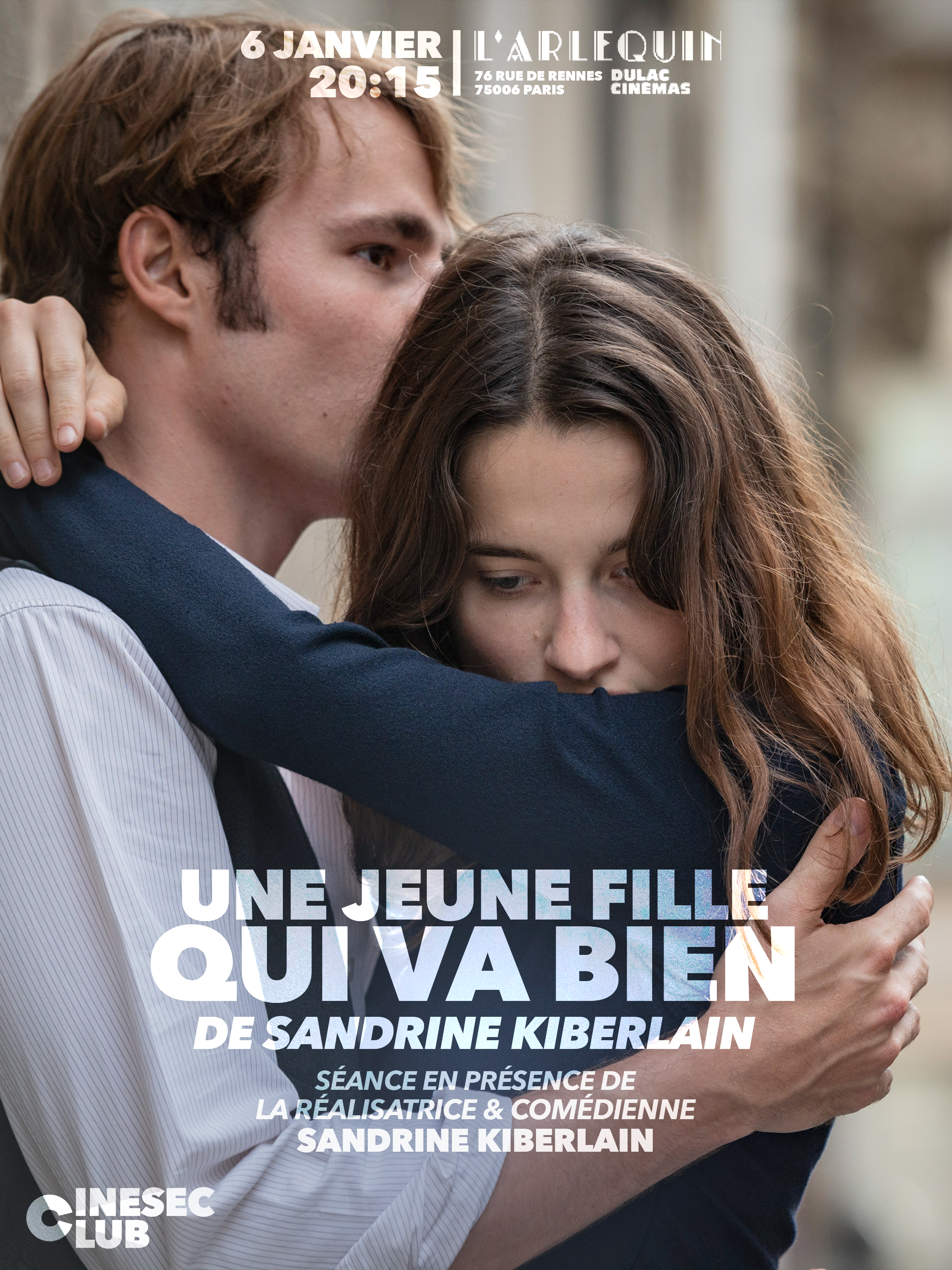 CINESEC CLUB : Une jeune fille qui va bien en présence de Sandrine Kiberlain