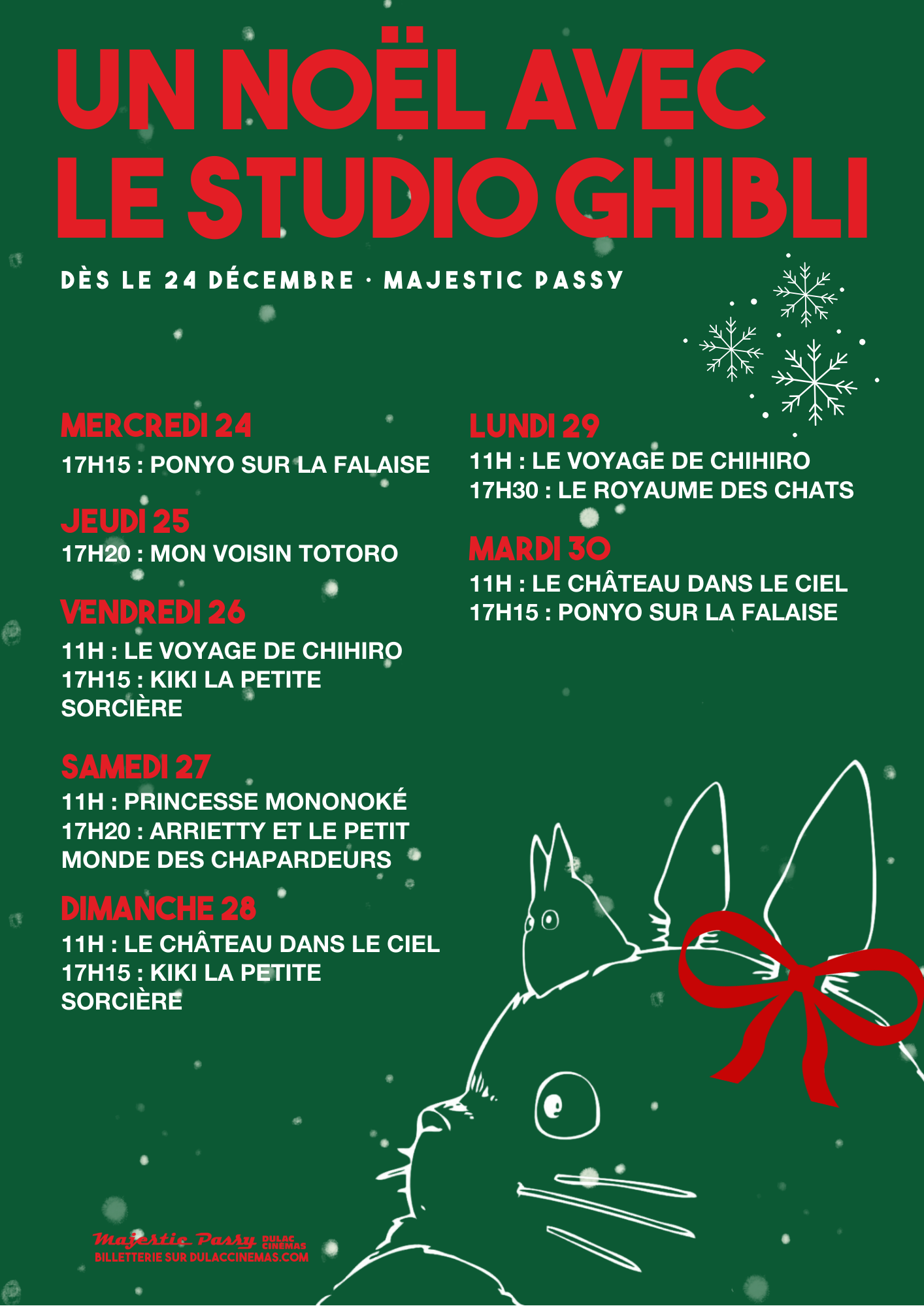 Un Noël avec le studio Ghibli 