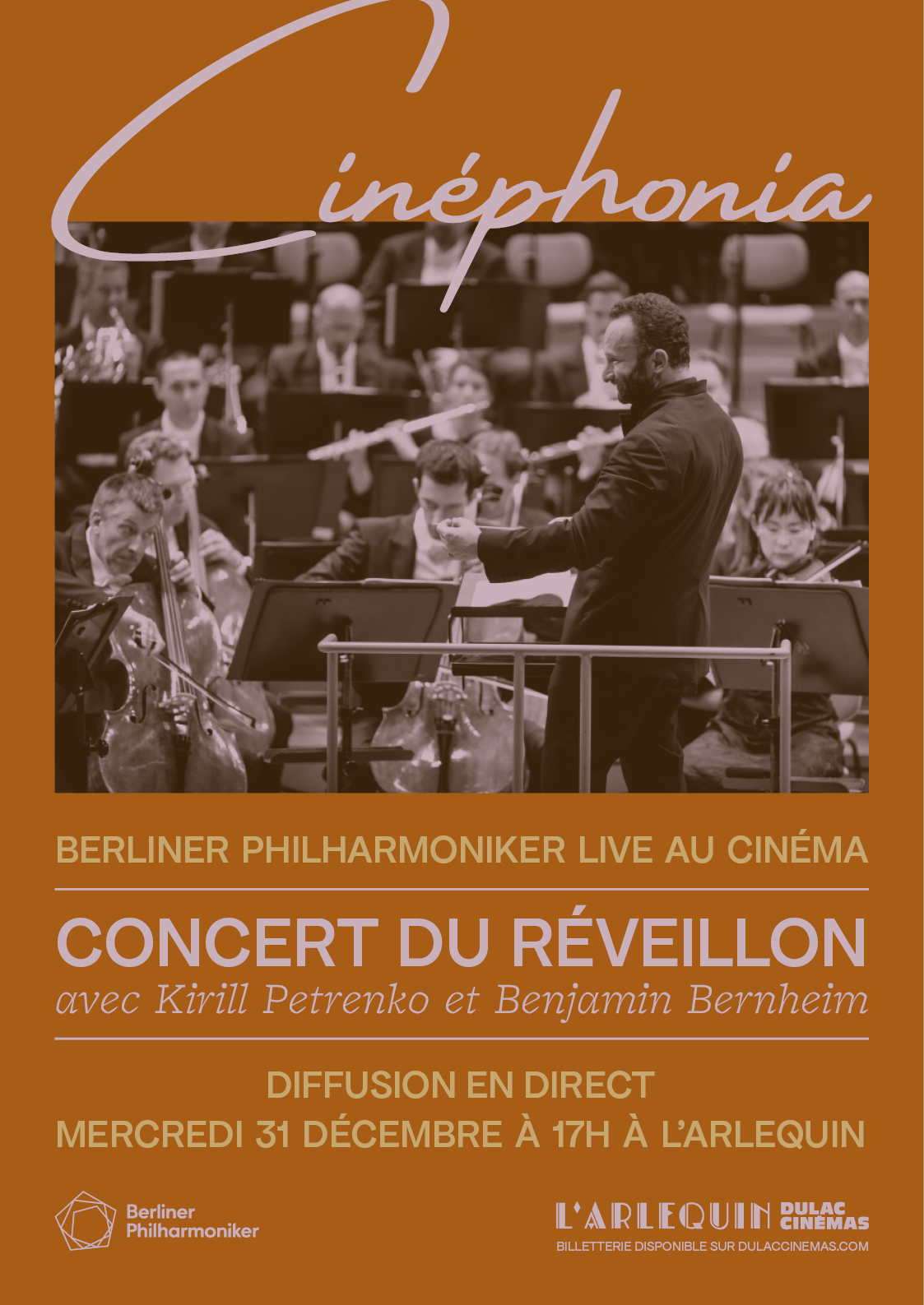 CONCERT DU RÉVEILLON en direct du Berliner Philharmoniker avec Kirill Petrenko et Benjamin Bernheim
