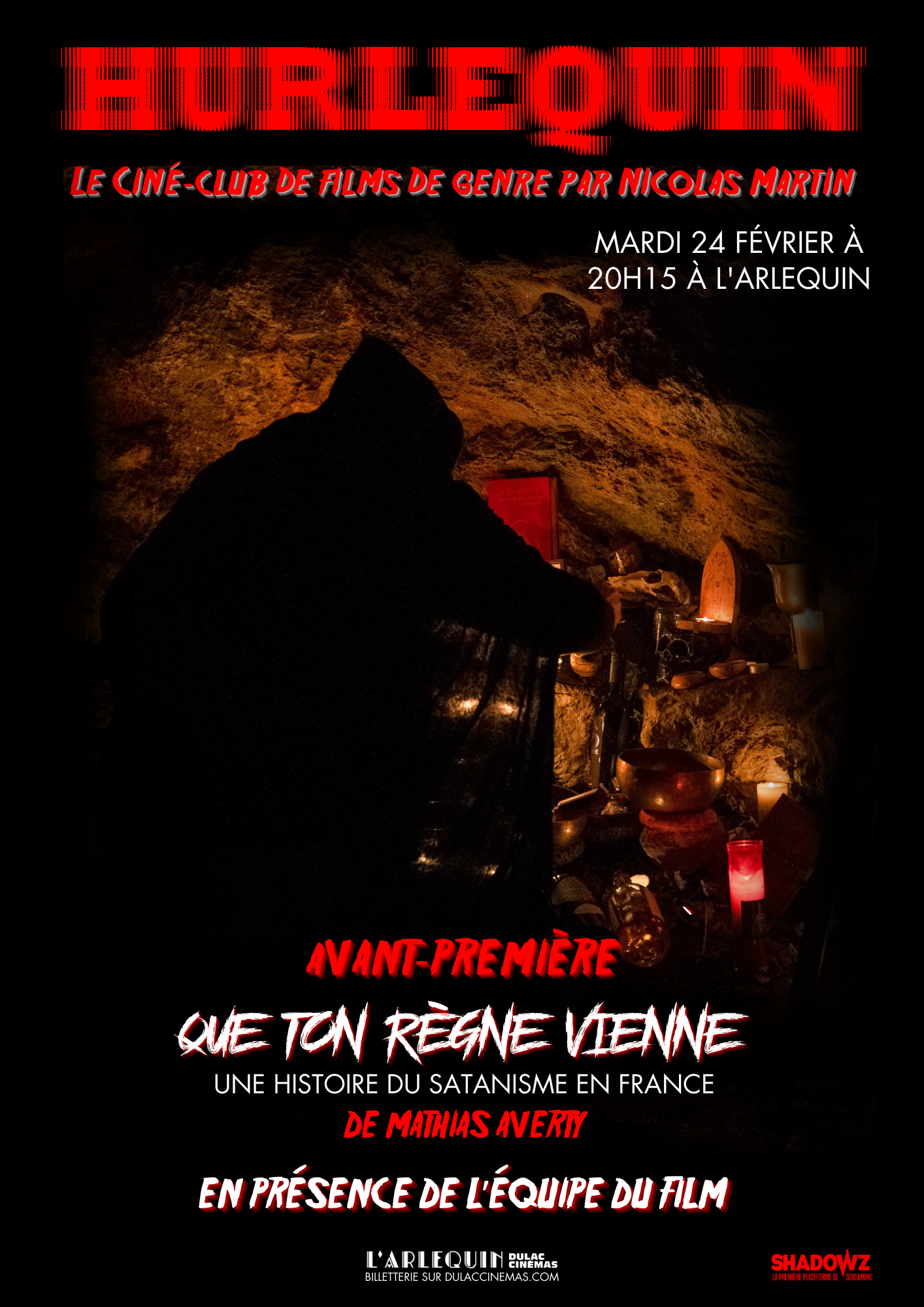 Hurlequin, le ciné-club de Nicolas Martin : QUE TON RÈGNE VIENNE, avant-première en présence de l'équipe du film