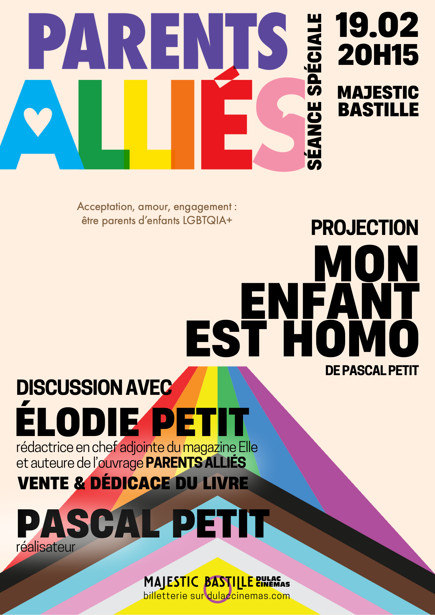 Séance spéciale PARENTS ALLIÉS : projection de MON ENFANT EST HOMO de Pascal Petit et rencontre avec le réalisateur et l'auteure Élodie Petit 