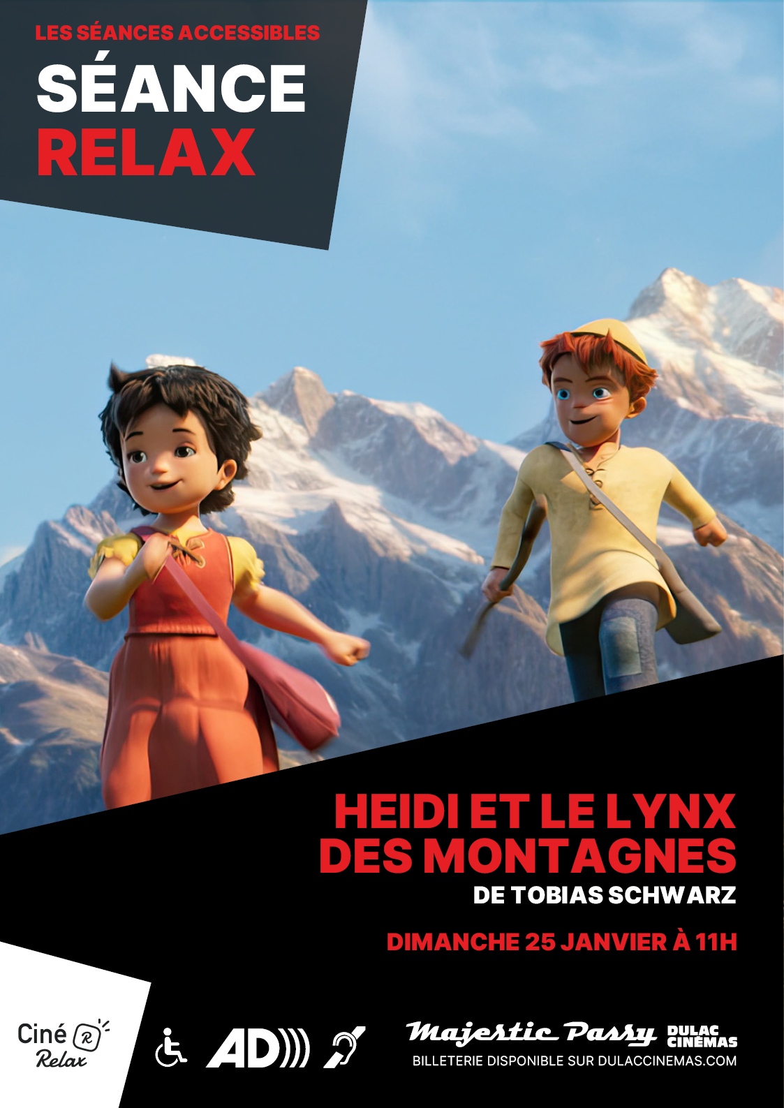 CINÉ-RELAX : HEIDI ET LE LYNX DES MONTAGNES de Tobias Schwarz