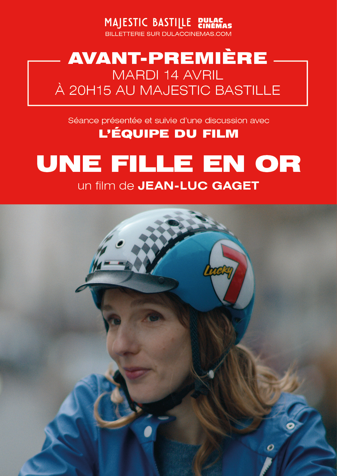 AVANT-PREMIÈRE : UNE FILLE EN OR de Jean-Luc Gaget, présentée et suivie d'une discussion avec l'équipe du film