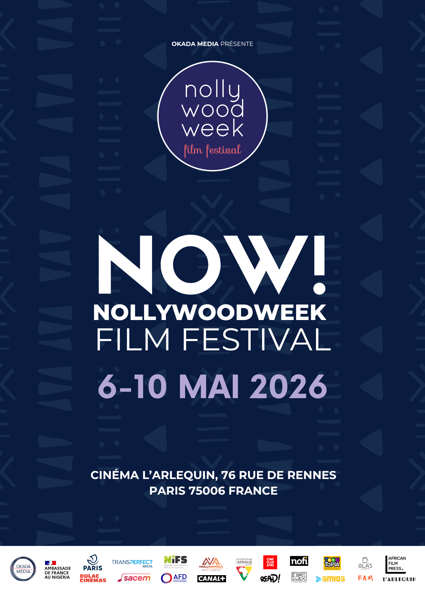 Nollywoodweek (NOW!) Film Festival 2026 : le meilleur du cinéma nigérian, africain et de la diaspora