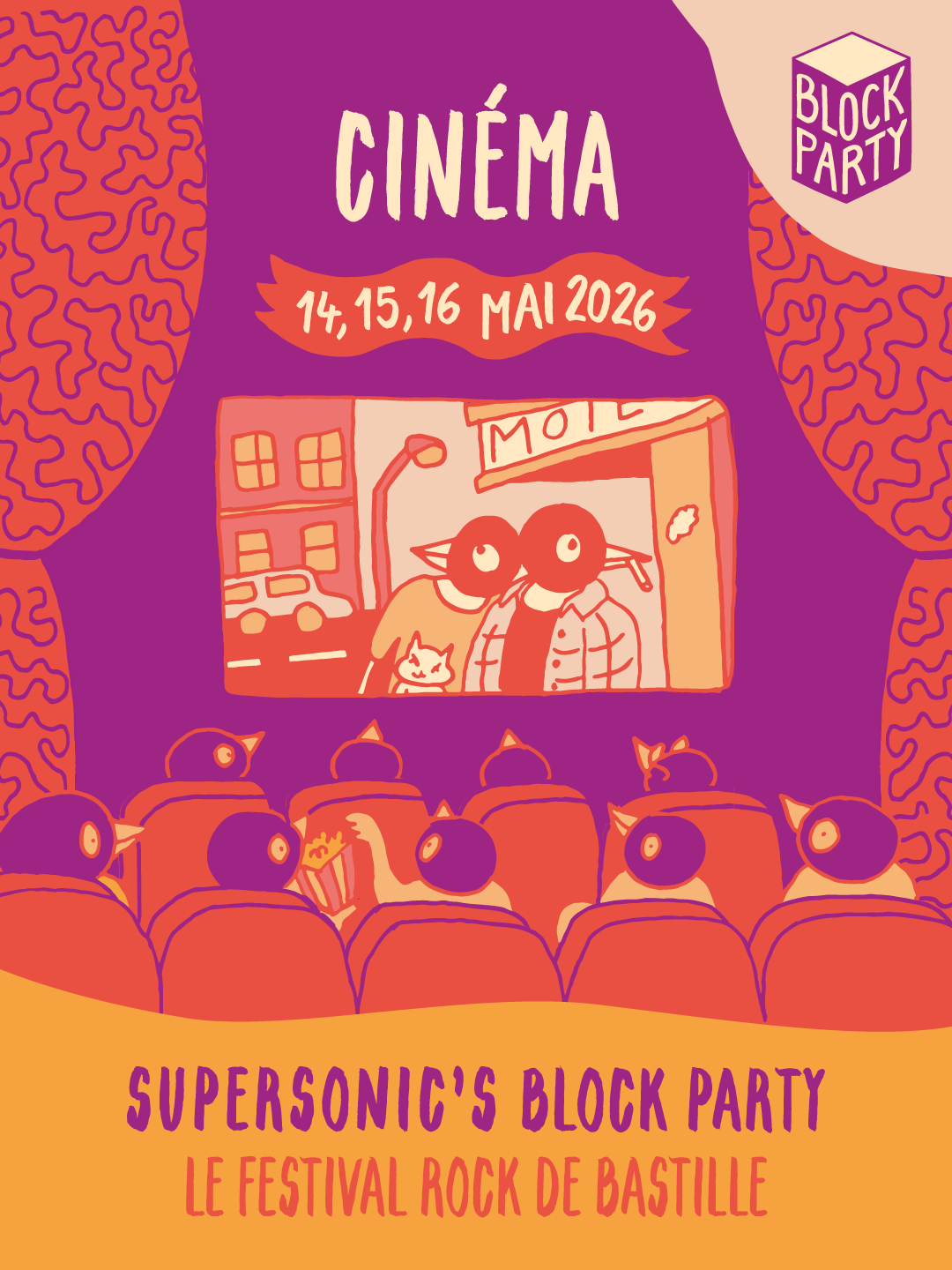 Lancement du SUPERSONIC'S BLOCK PARTY FESTIVAL : STOP MAKING SENSE de Jonathan Demme 